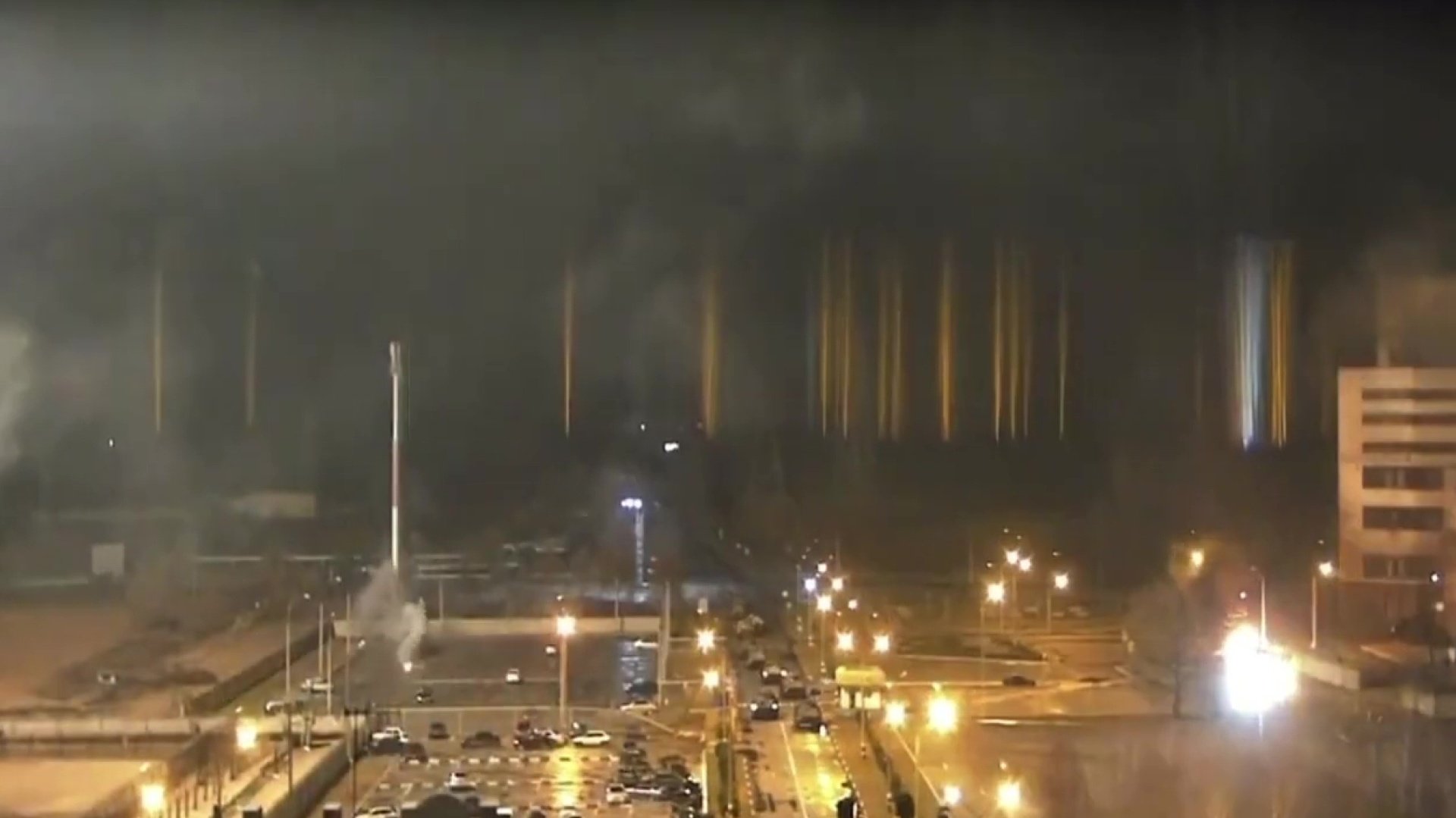 Fire breaks out at site of Zaporizhzhia nuclear power plant in Ukraine
