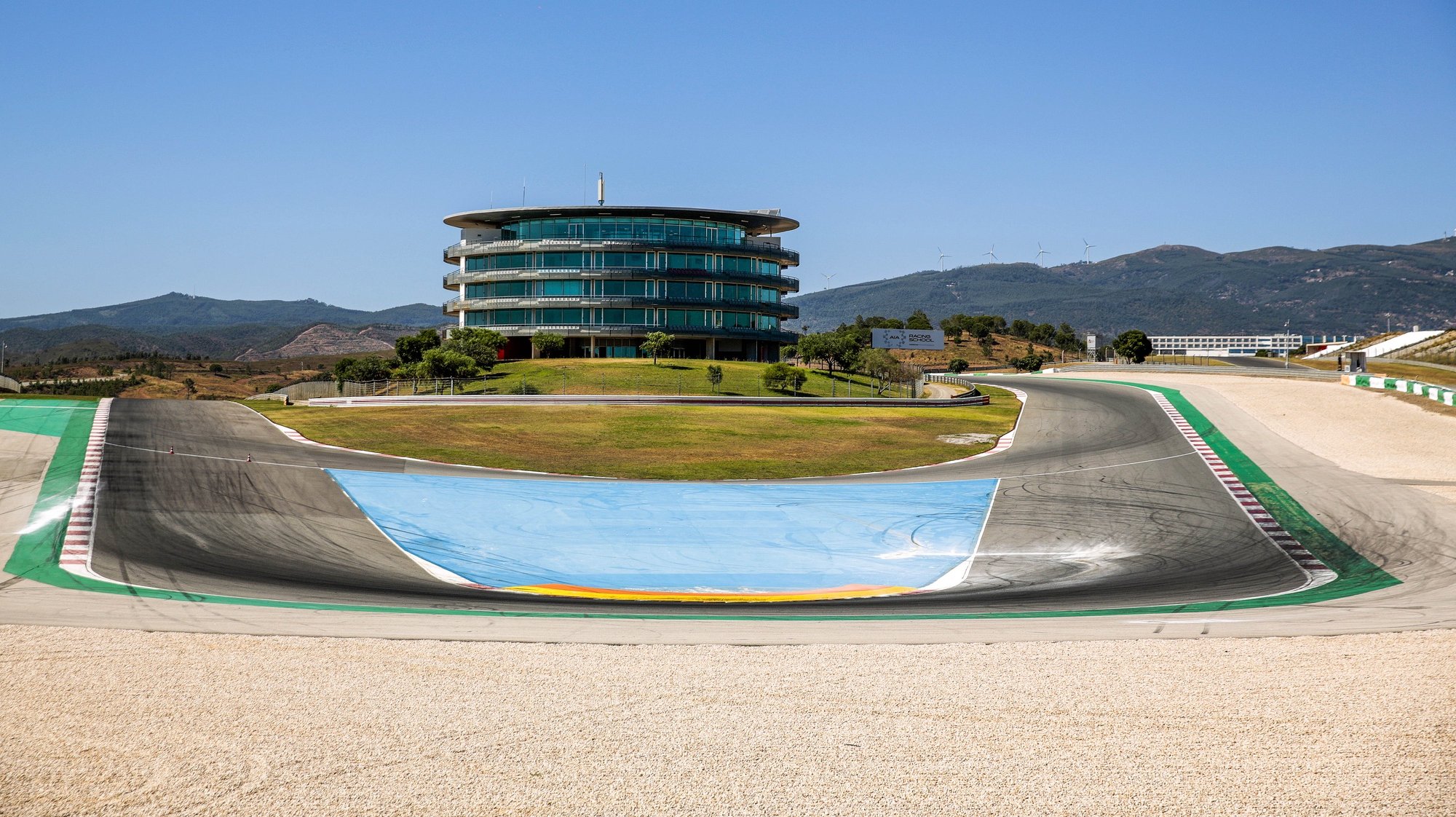 View of the Autodromo Internacional do Algarve (AIA) in Portimao, south of portugal, 24th July 2020. There will be a Formula 1 World Championship at Autodromo Internacional do Algarve . FILIPE FARINHA / LUSA