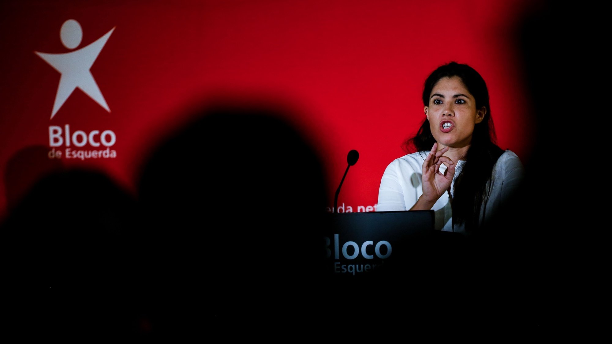 A deputada do Bloco de Esquerda, Mariana Mortágua, durante o encontro &quot;Vencer a Crise - as respostas da esquerda” realizado em Lisboa, 10 de setembro de 2020. NUNO FOX/LUSA