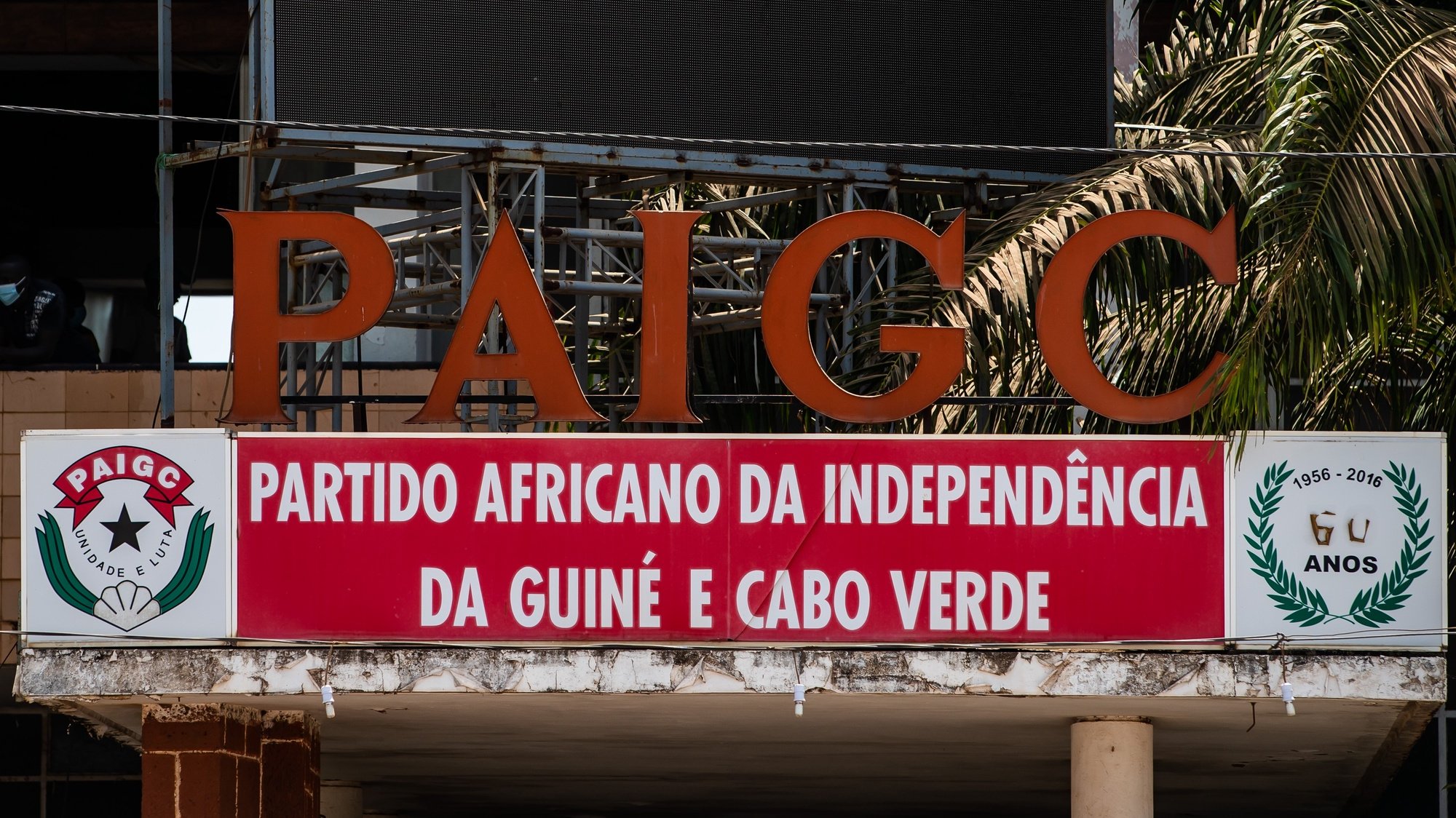 Sede do Partido Africano para a Independência da Guiné e Cabo Verde (PAIGC), em Bissau, na Guiné-Bissau, 16 de maio de 2021. JOSÉ SENA GOULÃO/LUSA