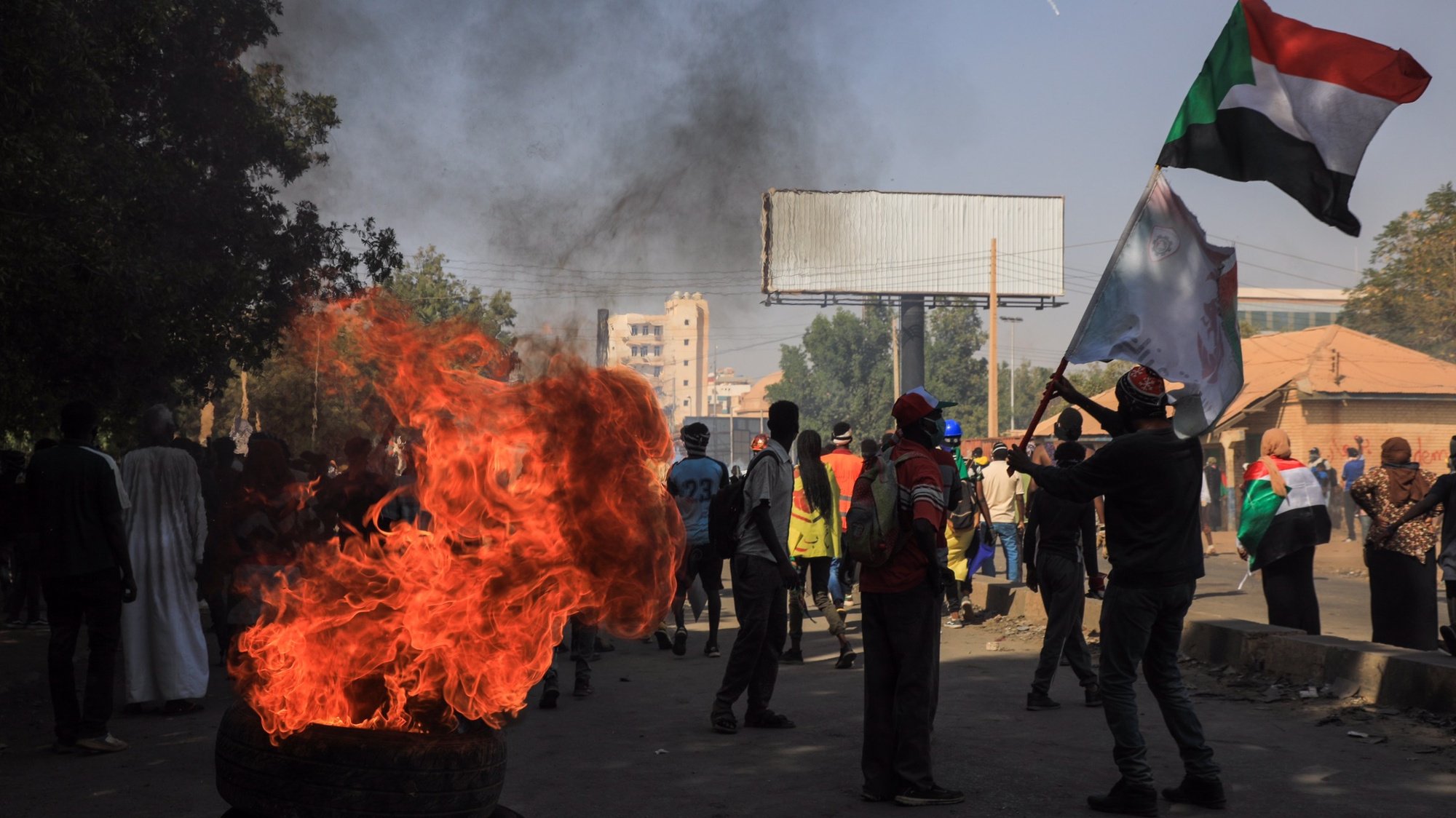 Os protestos no Sudão