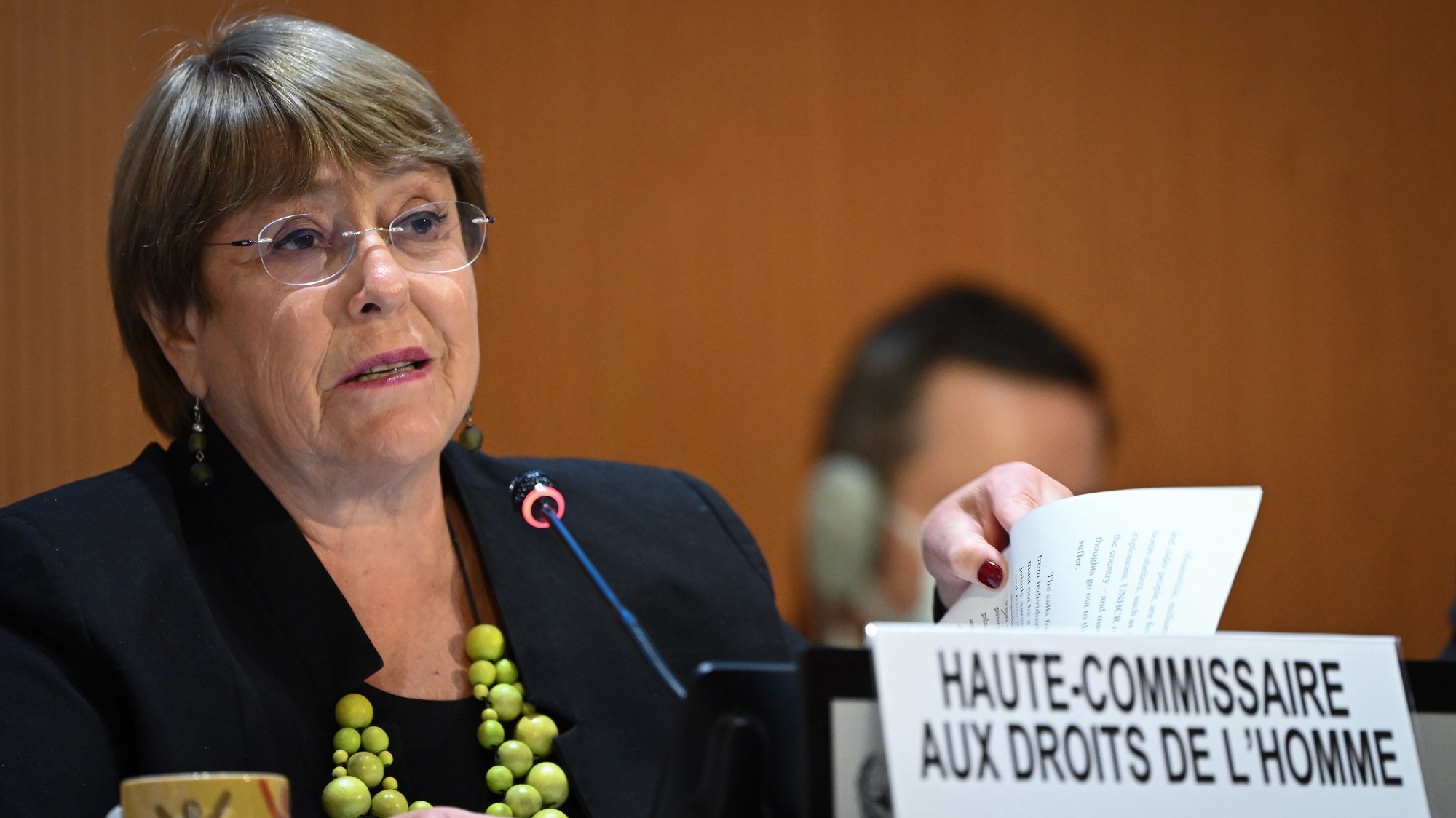 A Alta-Comissária da ONU para os Direitos Humanos, Michelle Bachelet