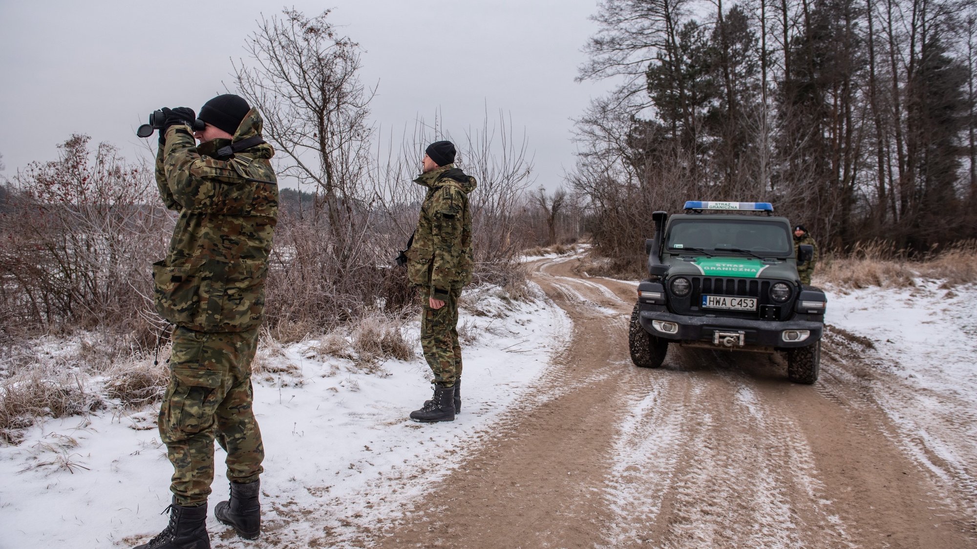 A fronteira da Polónia com a Bielorrússia a ser controlada por guardas militares