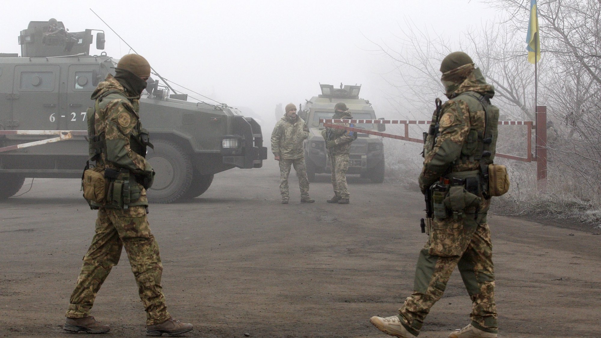 exército ucraniano na fronteira bielorrussa