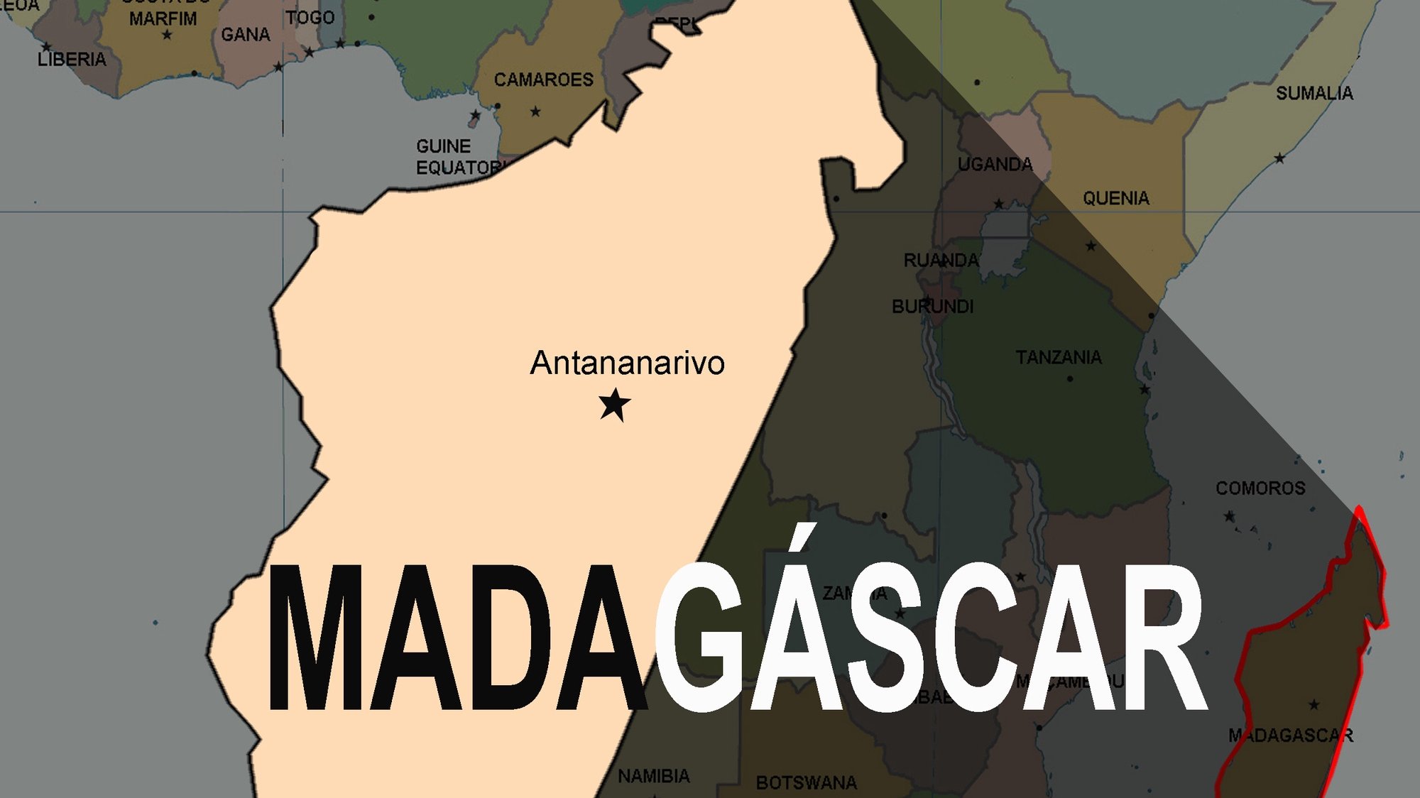 Mapa de Madagáscar
RICARDO BERNARDO / LUSA