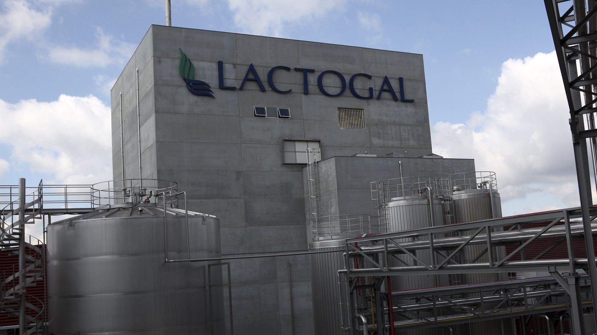 Fábrica de lacticínios da Lactogal, 17 de Setembro de 2209, em Oliveira de Azeméis. ANTÓNIO COTRIM/LUSA