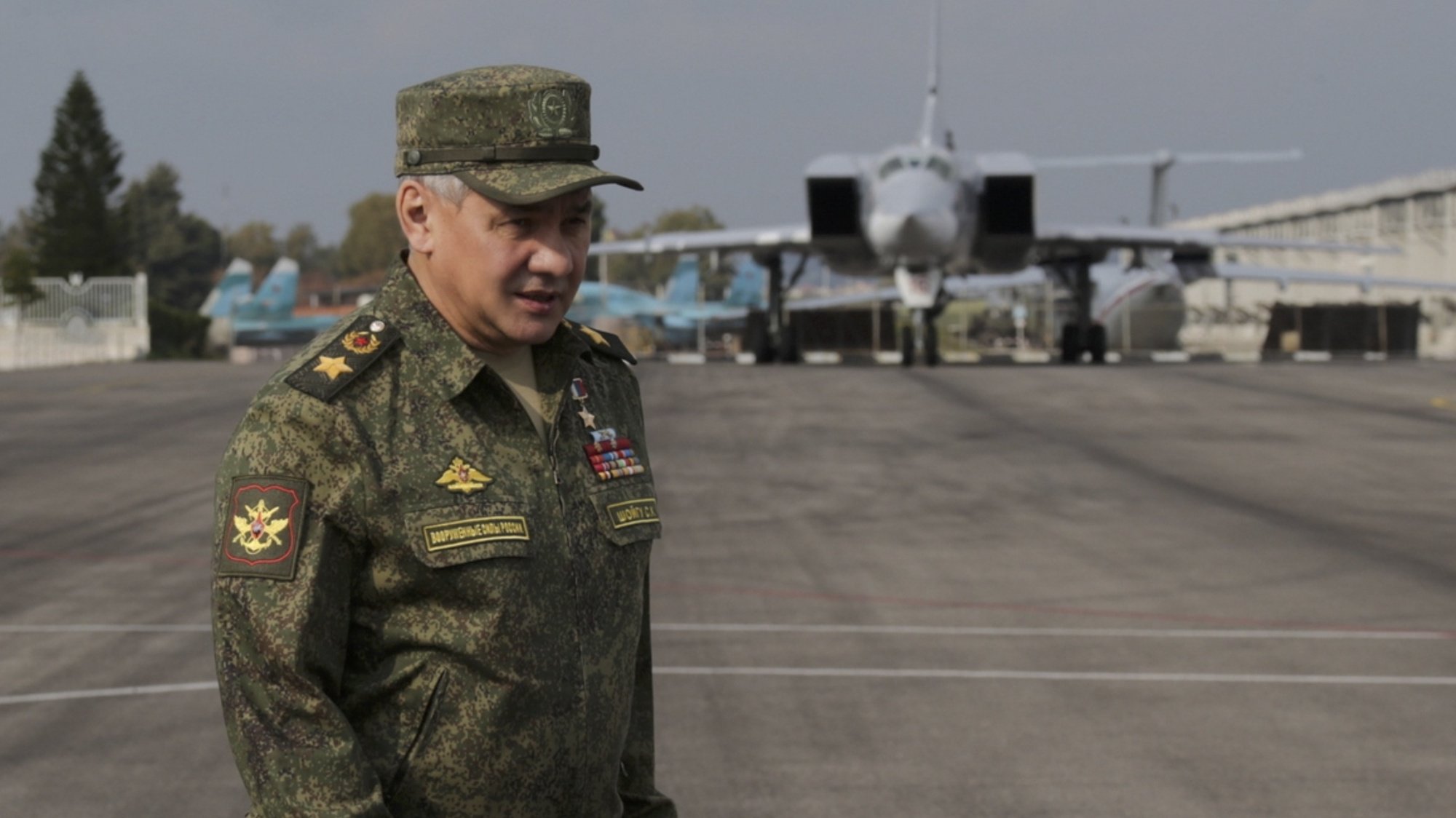 Ministro da Defesa russo Sergei Shoigu