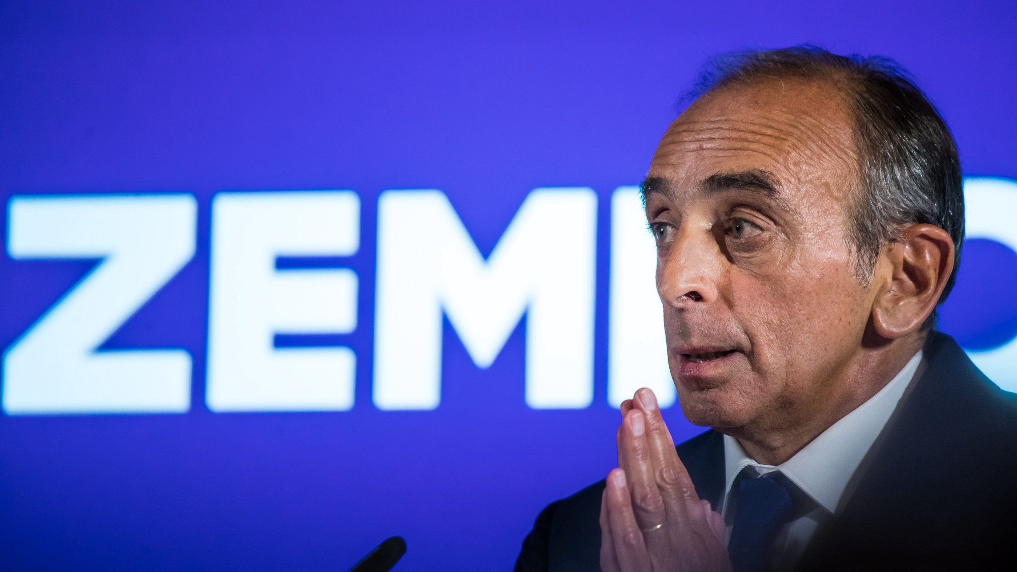 Candidato presidencial francês Eric Zemmour