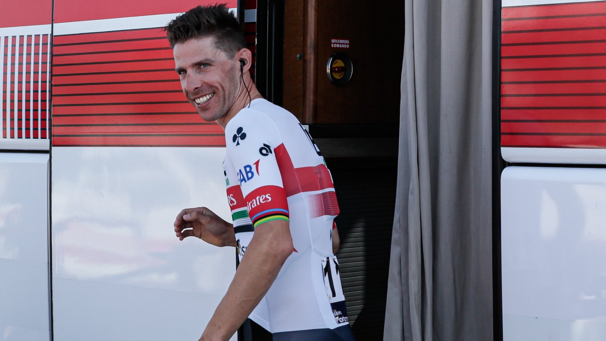 O ciclista Rui Costa da equipa da UAE Tem Emirates, na segunda etapa da 46ª volta ao Algarve