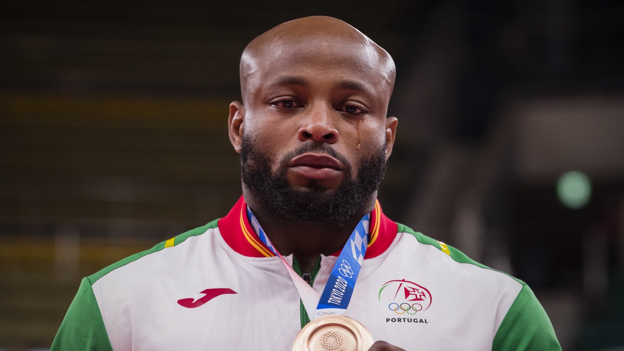 O judoca português, Jorge Fonseca conquistou a medalha de bronze na categoria de -100 kg, nos Jogos Olimpicos de Tóquio2020, no Nipon Budokan de Tóquio, Japão, 29 de julho de 2021. JOSÉ COELHO/LUSA