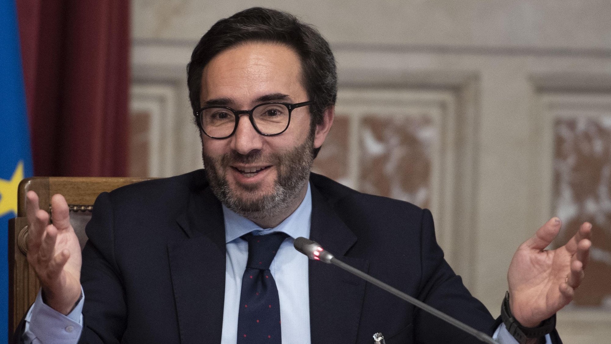 epa07576133 Director OECD Development Co-operation Directorate, Jorge Moreira da Silva, attends the presentation of the second OECD Report &#039;OECD Social Impact Investment: the Impact Imperative&#039; in the Regina&#039;s Hall of the Chamber of Deputies in Rome, Italy, 16 May 2019.  EPA/MAURIZIO BRAMBATTI
