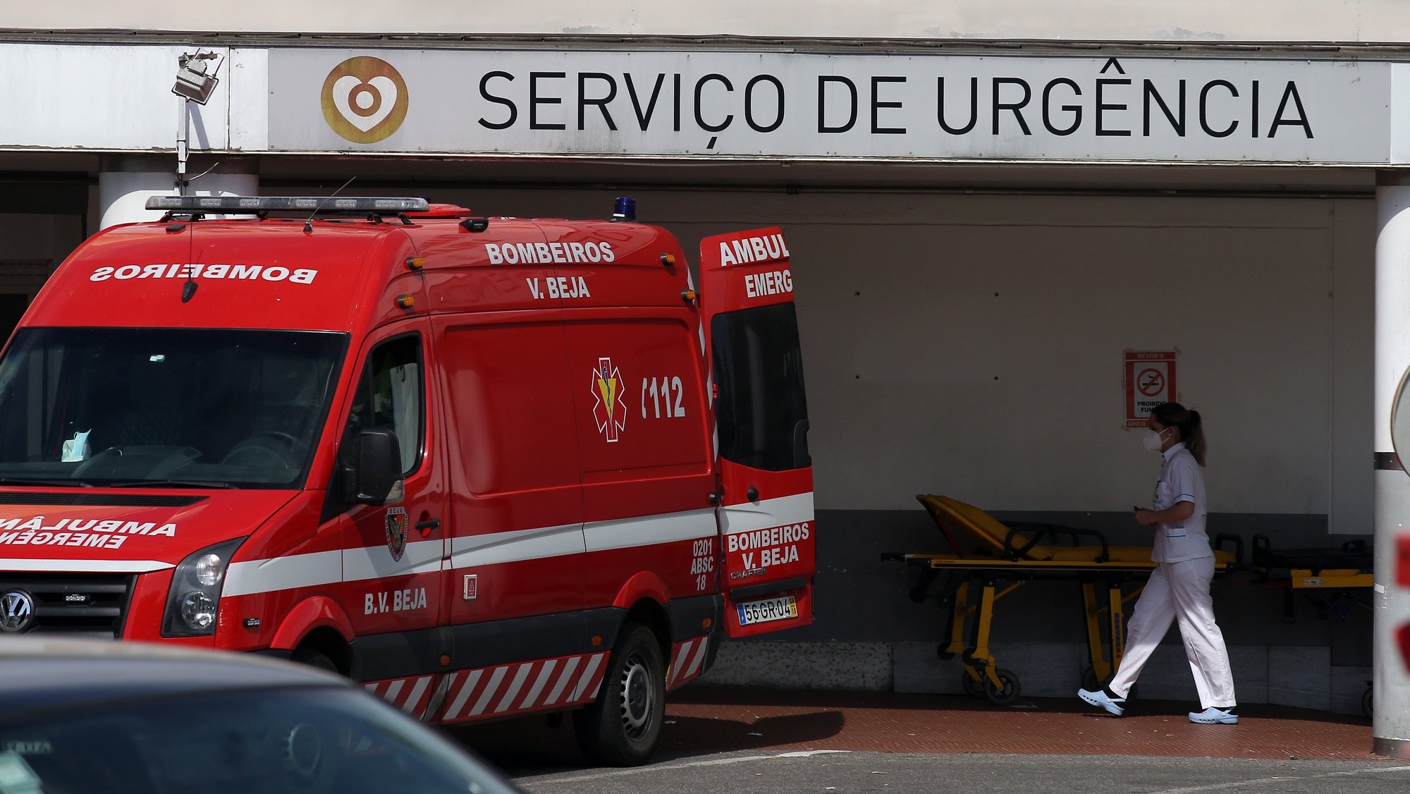 Serviço de urgências do hospital José Joaquim Fernandes, em Beja, 18 de maio de 2022. NUNO VEIGA/LUSA