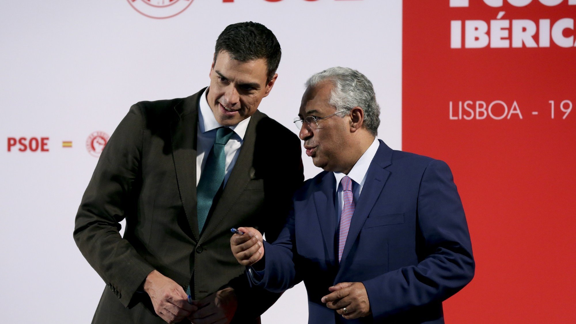 Encontro António Costa e Pedro Sánchez