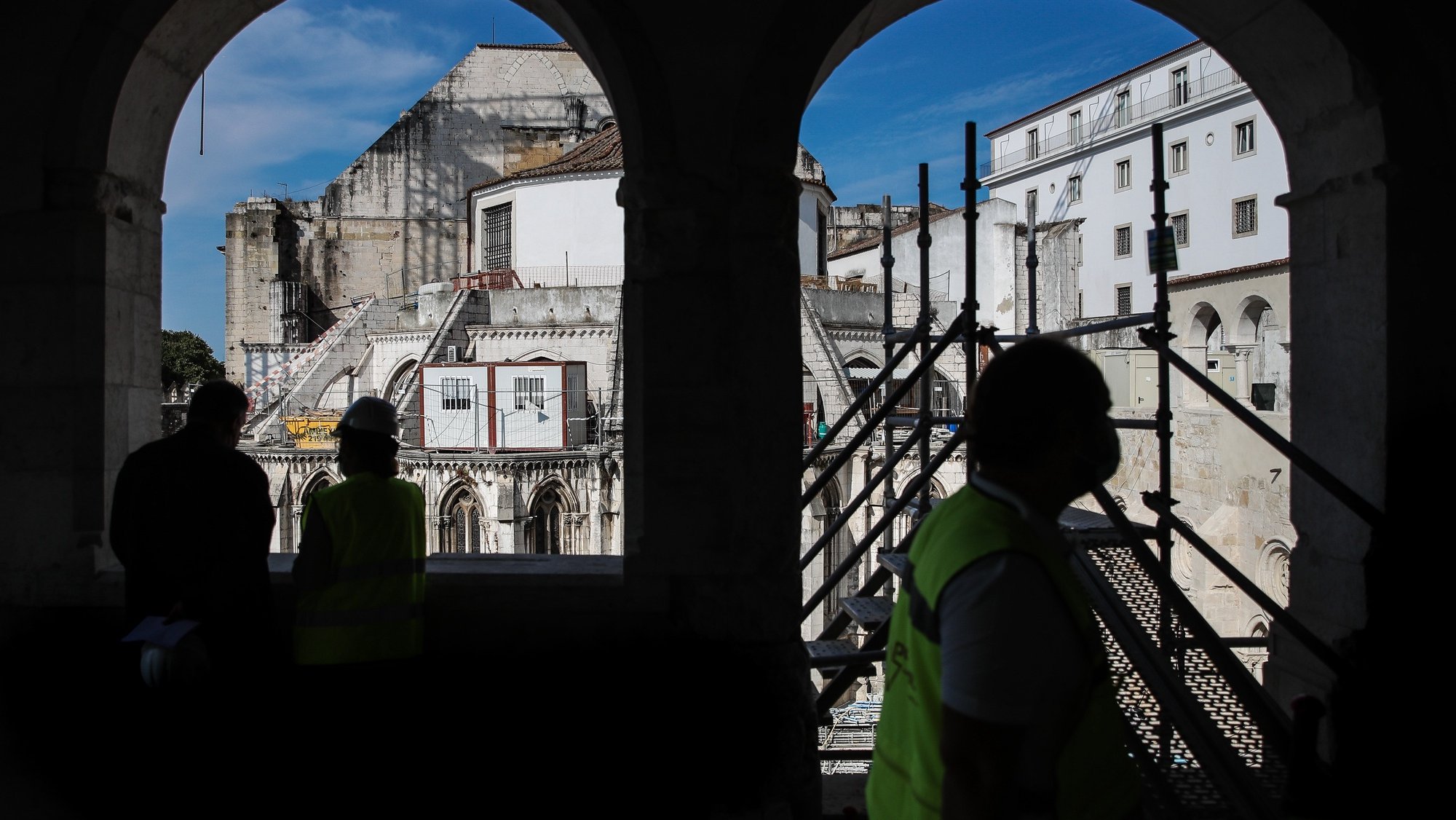 Visita de imprensa às obras de Recuperação e Valorização da Sé Patriarcal de Lisboa, em Lisboa, 30 de setembro de 2020. MÁRIO CRUZ/LUSA