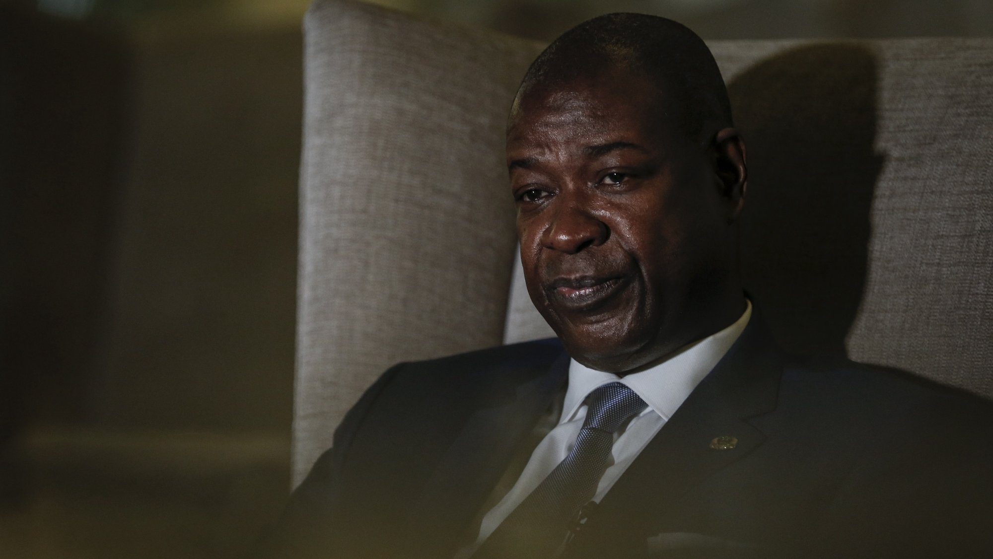 O primeiro-ministro da Guiné-Bissau, Nuno Nabiam, em entrevista à agência Lusa, em Lisboa, 11 de julho de 2020. (ACOMPANHA TEXTO DA LUSA DO DIA 12 DE JULHO DE 2020). RODRIGO ANTUNES/LUSA
