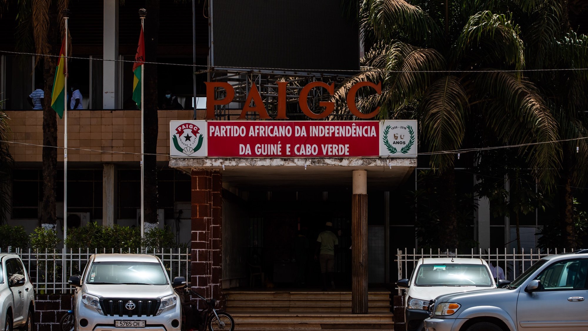 Sede do Partido Africano para a Independência da Guiné e Cabo Verde (PAIGC), em Bissau, na Guiné-Bissau, 16 de maio de 2021. JOSÉ SENA GOULÃO/LUSA
