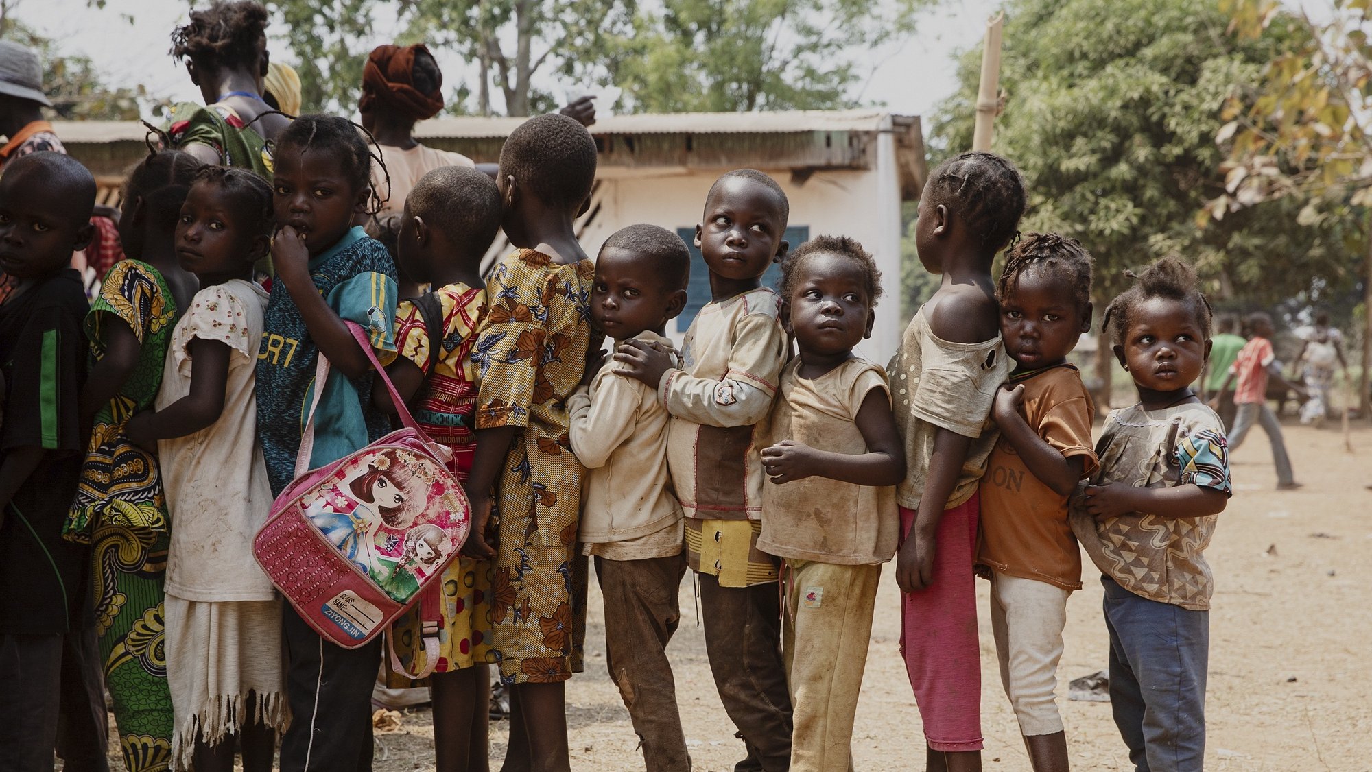 Crianças na República Centro-Africana