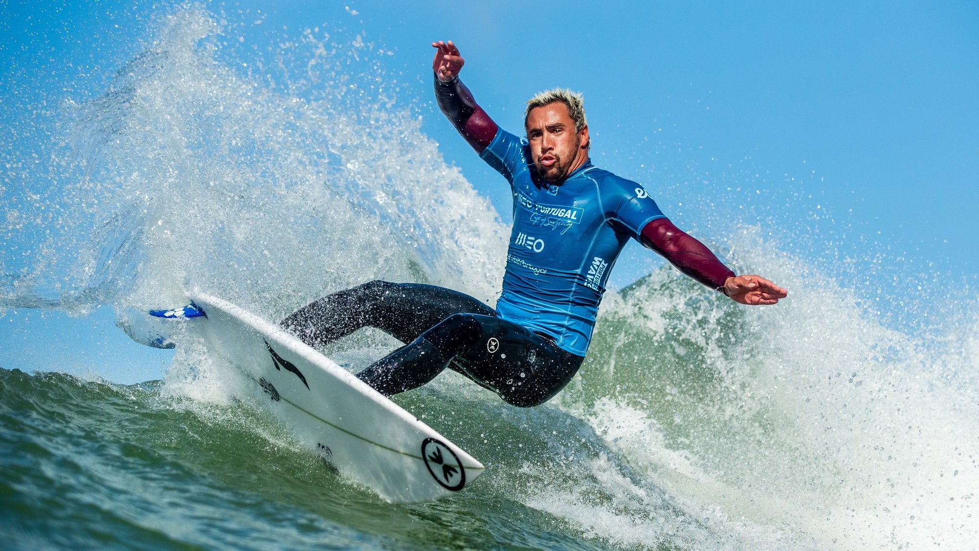 Vasco ribeiro, surfista português, na MEO Portugal cup Surfing