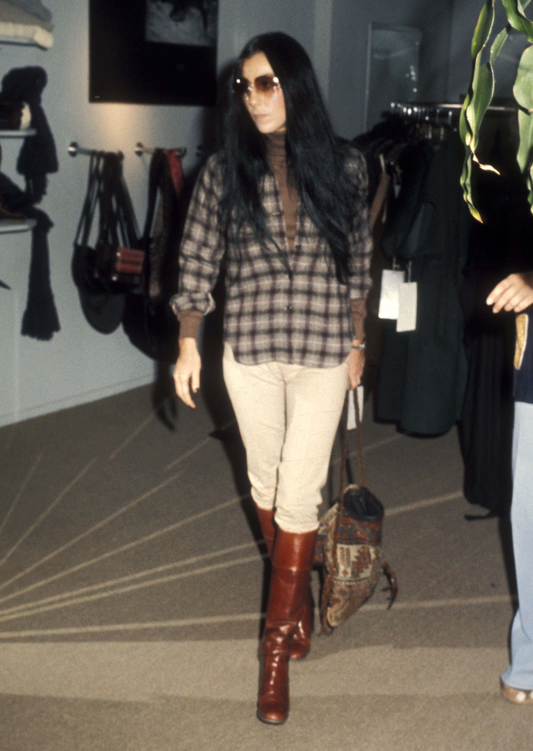 Cher and daughter Chasity Bono Shop on Madison Avenue