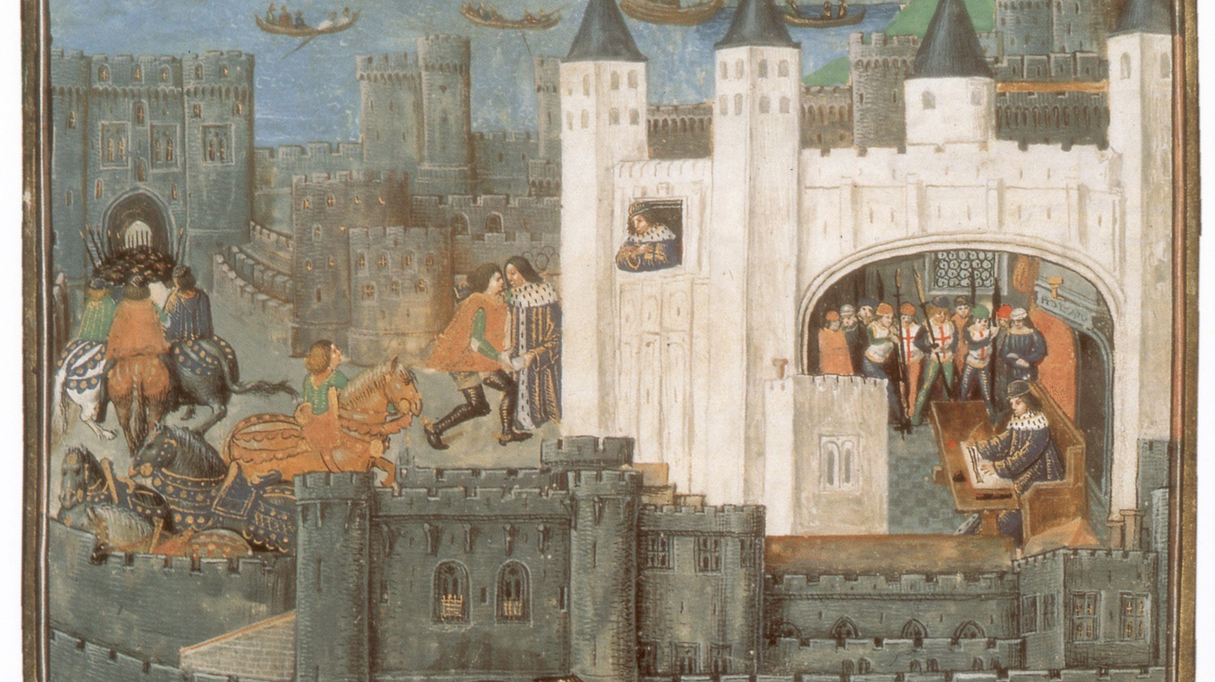 Duque de Orleães preso na Torre de Londres