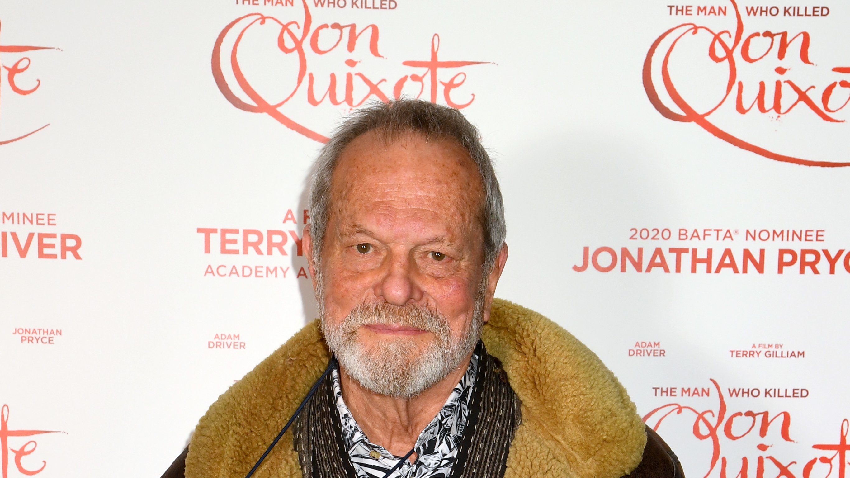 O realizador norte-americano Terry Gilliam, em janeiro de 2020 em Londres