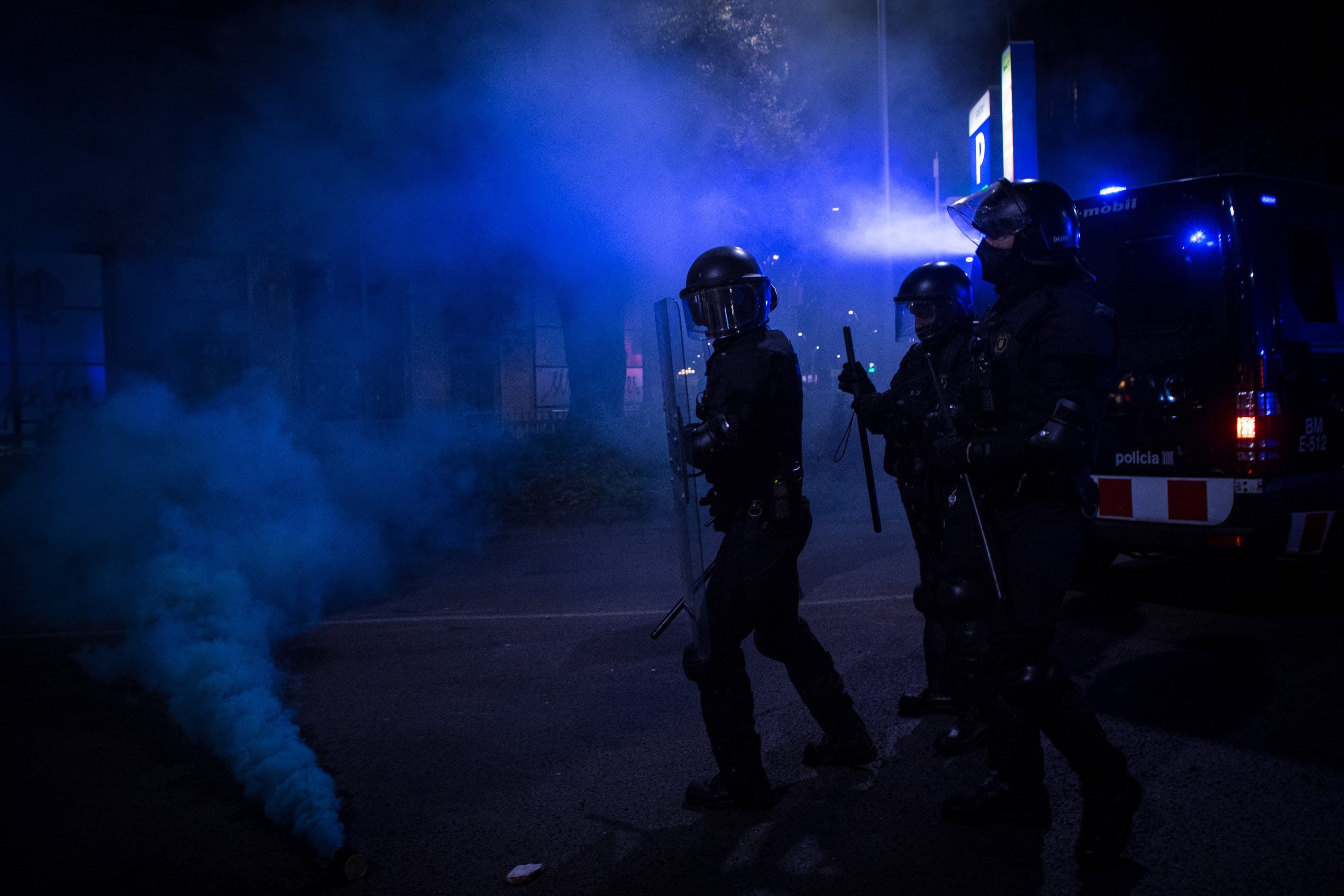 Second Night Of Riots For Pablo Hasel In Barcelona