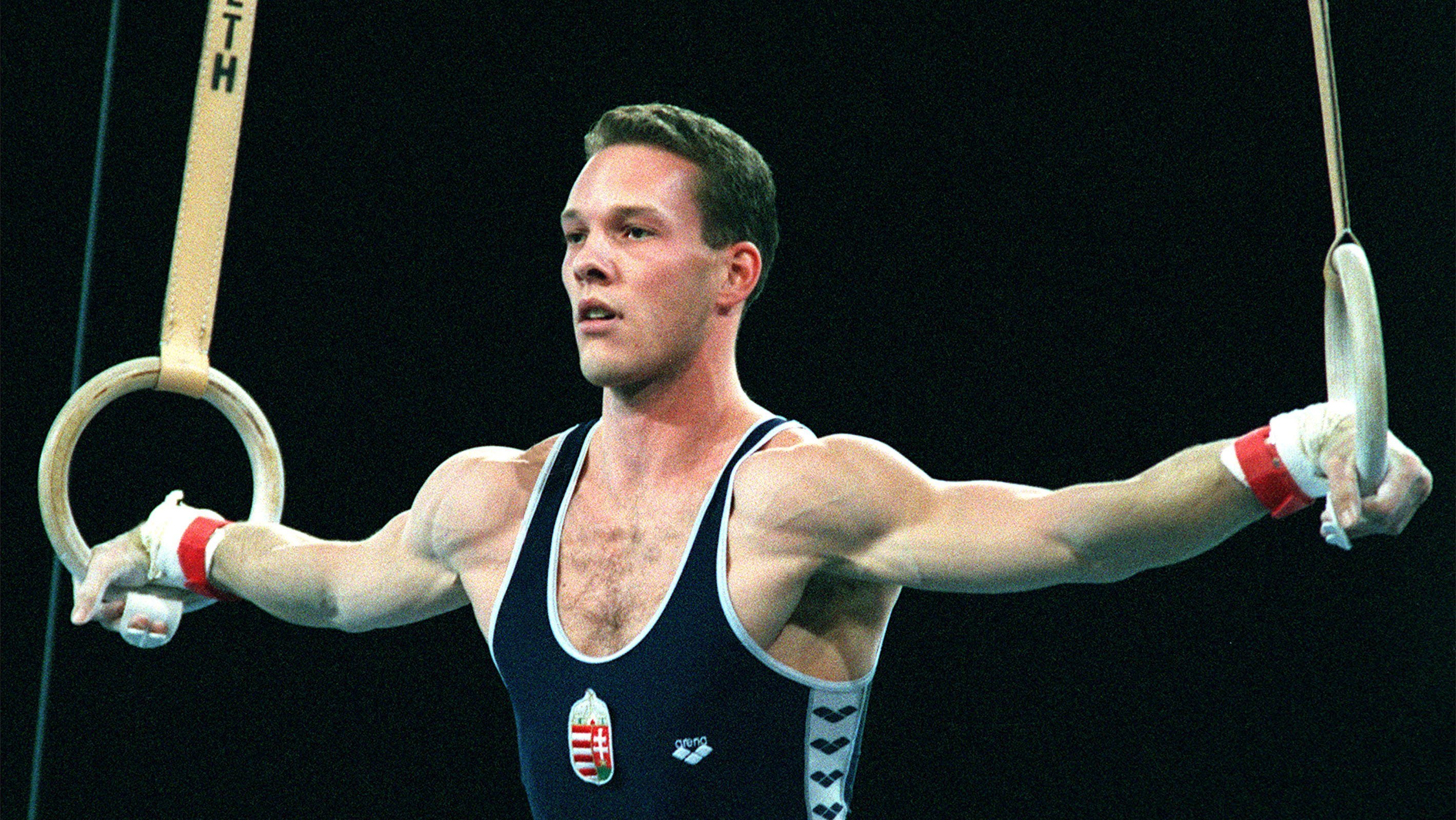 Szilveszter Csollany em prova nos Jogos Olímpicos de 1996