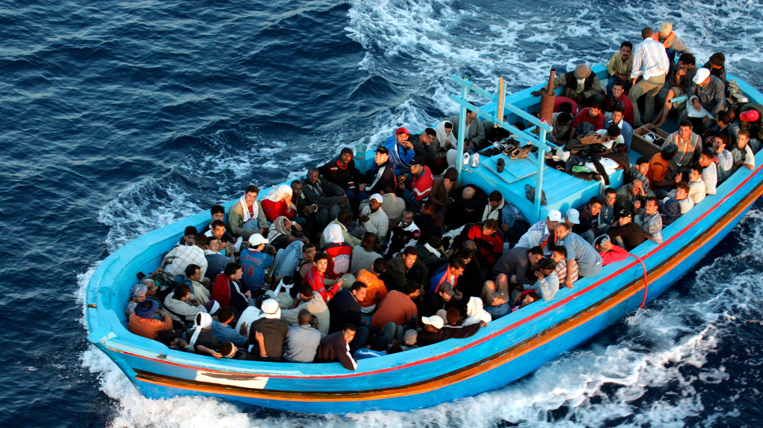 Italian Border Patrols Pick Up Boatloads Of Illegal Immigrants