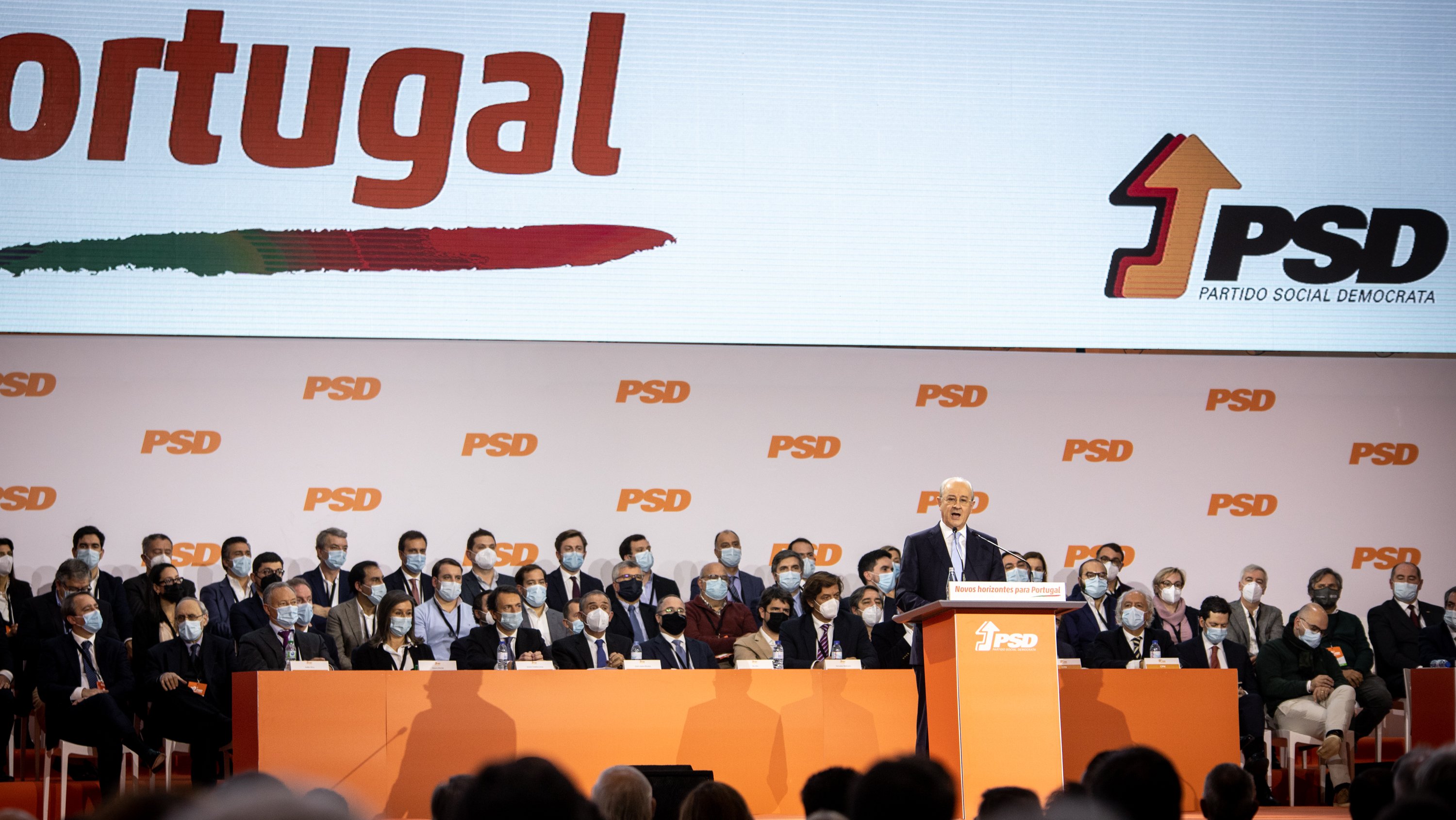 39º Congresso PSD (Partido Social Democrata) - Discurso de encerramento de Rui Rio, presidente do partido, ao terceiro e último dia de congresso. Santa Maria da Feira, Aveiro 19 de Dezembro de 2021 TOMÁS SILVA/OBSERVADOR