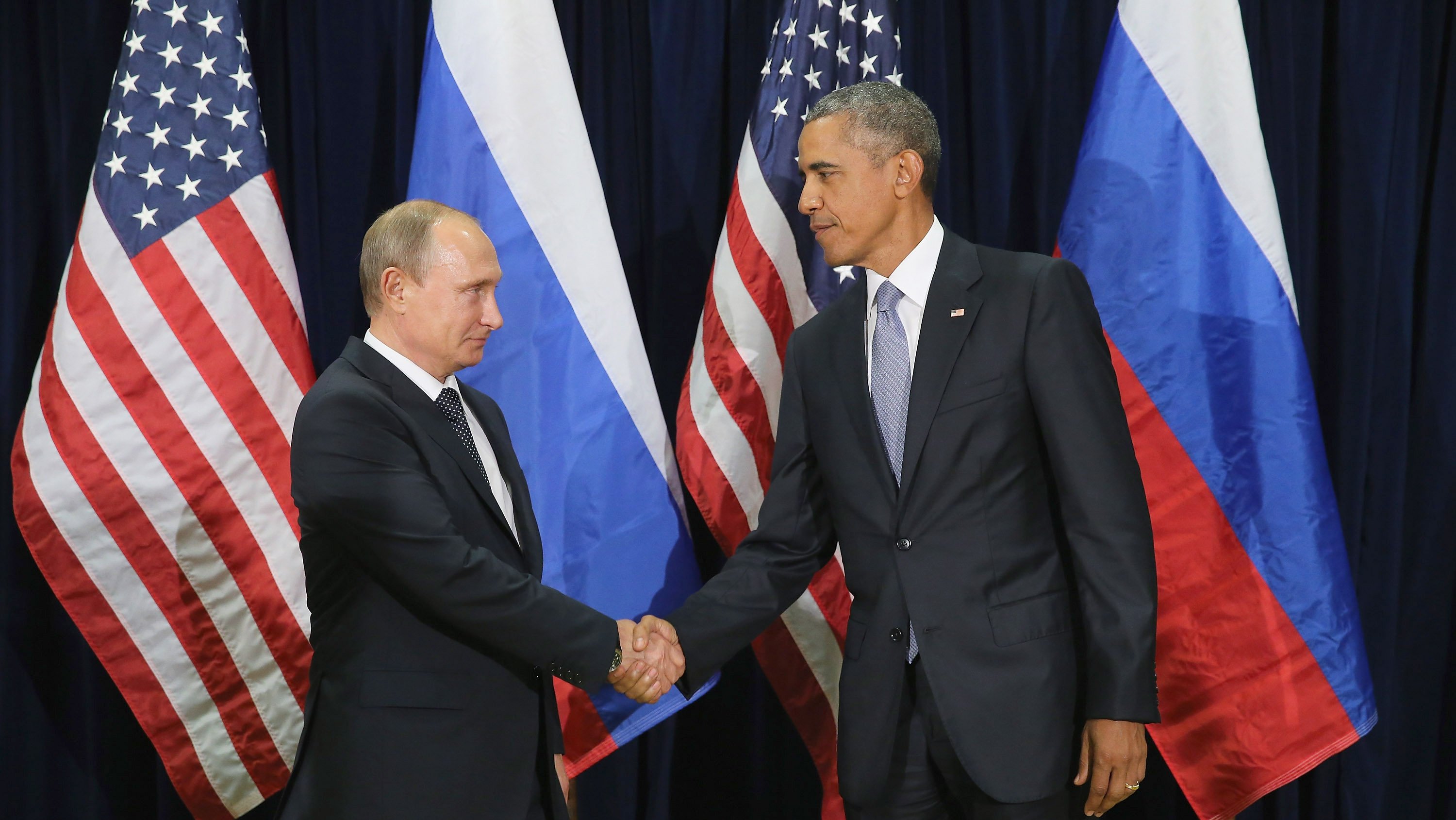 Obama Holds Bilateral Meeting With Russian President Putin At UN