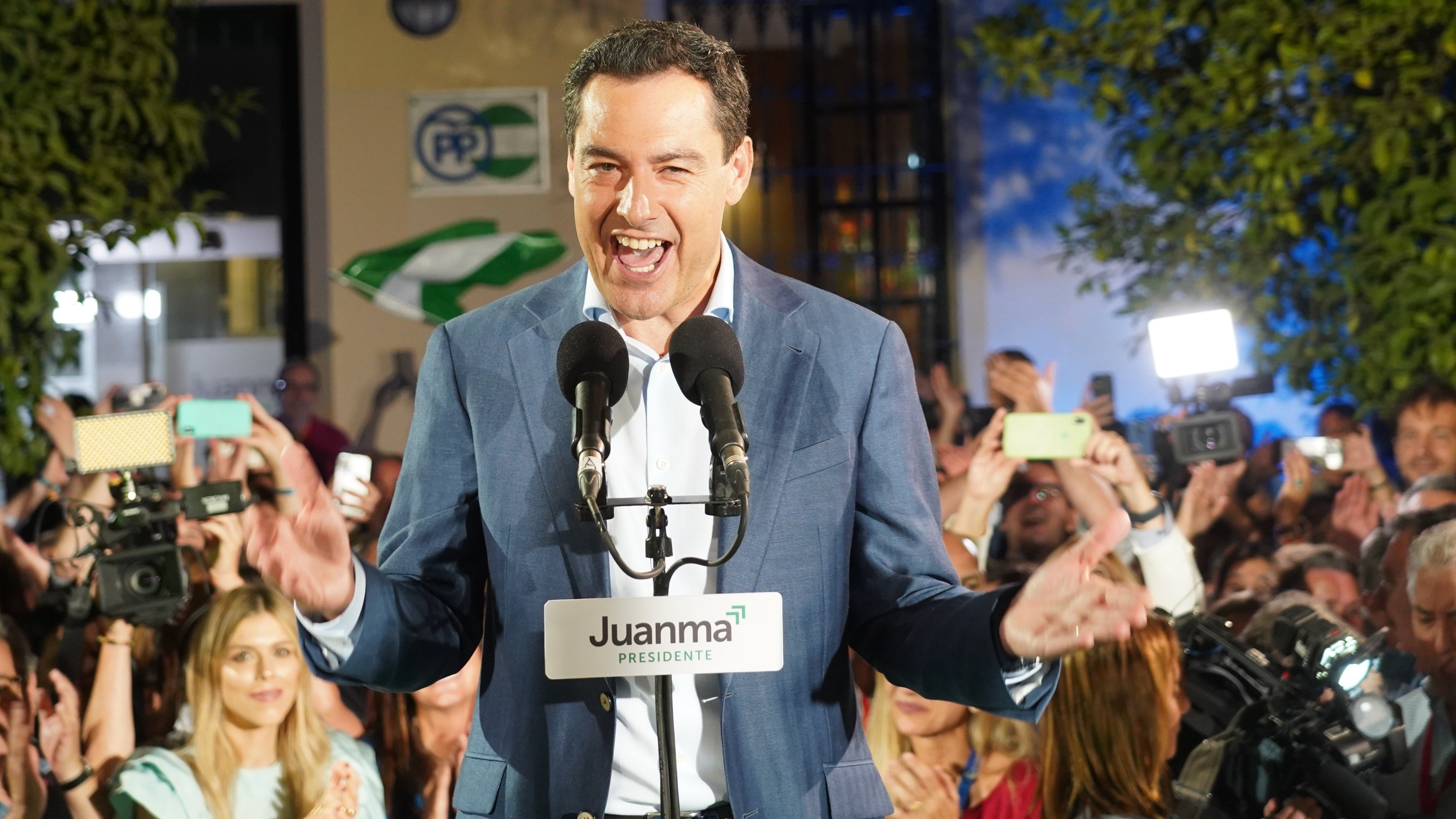 Juanma Moreno Winner Of The Andalusian Elections