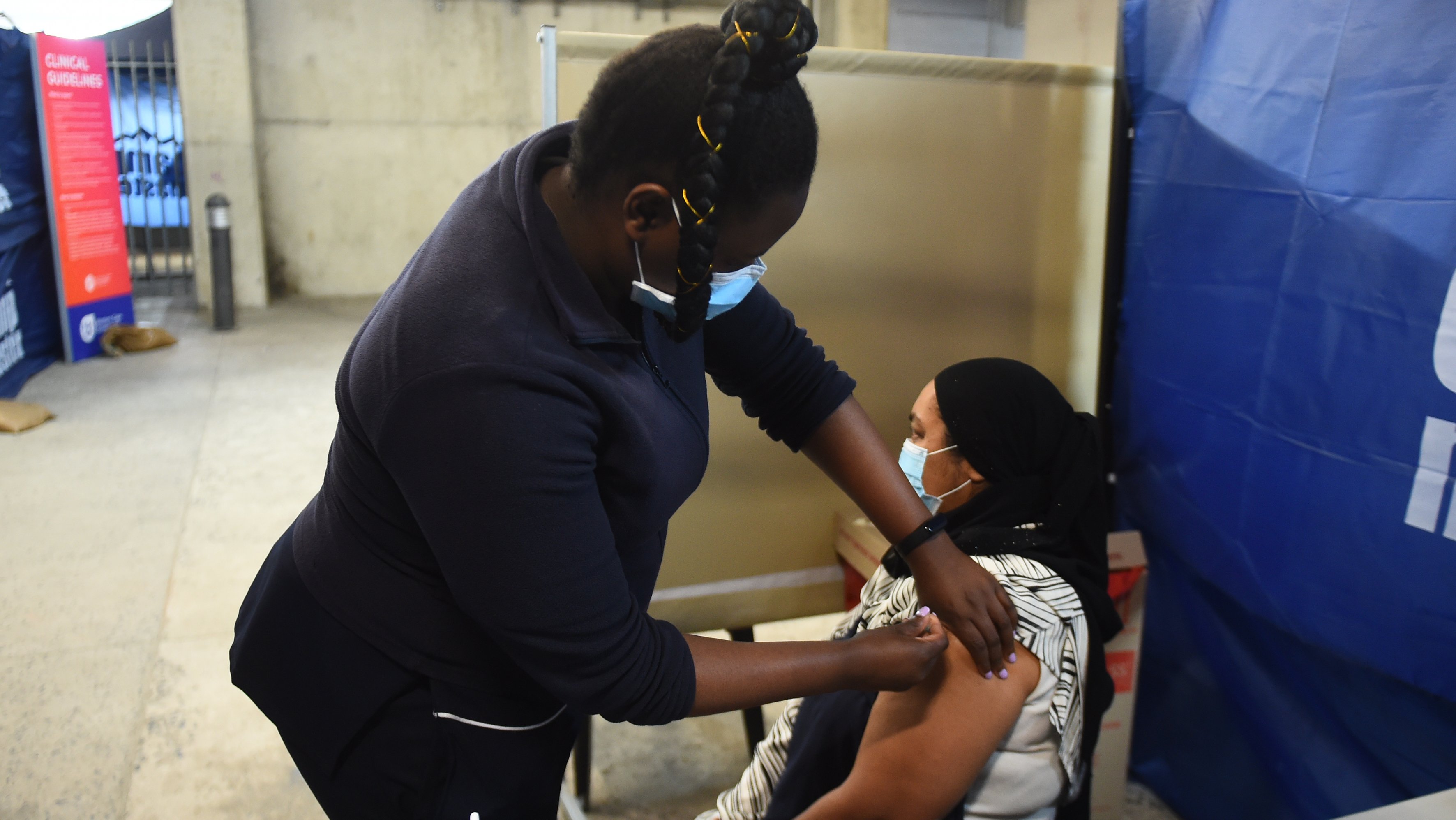 Vaccination centers in South Africa continue administering Covid-19 vaccines