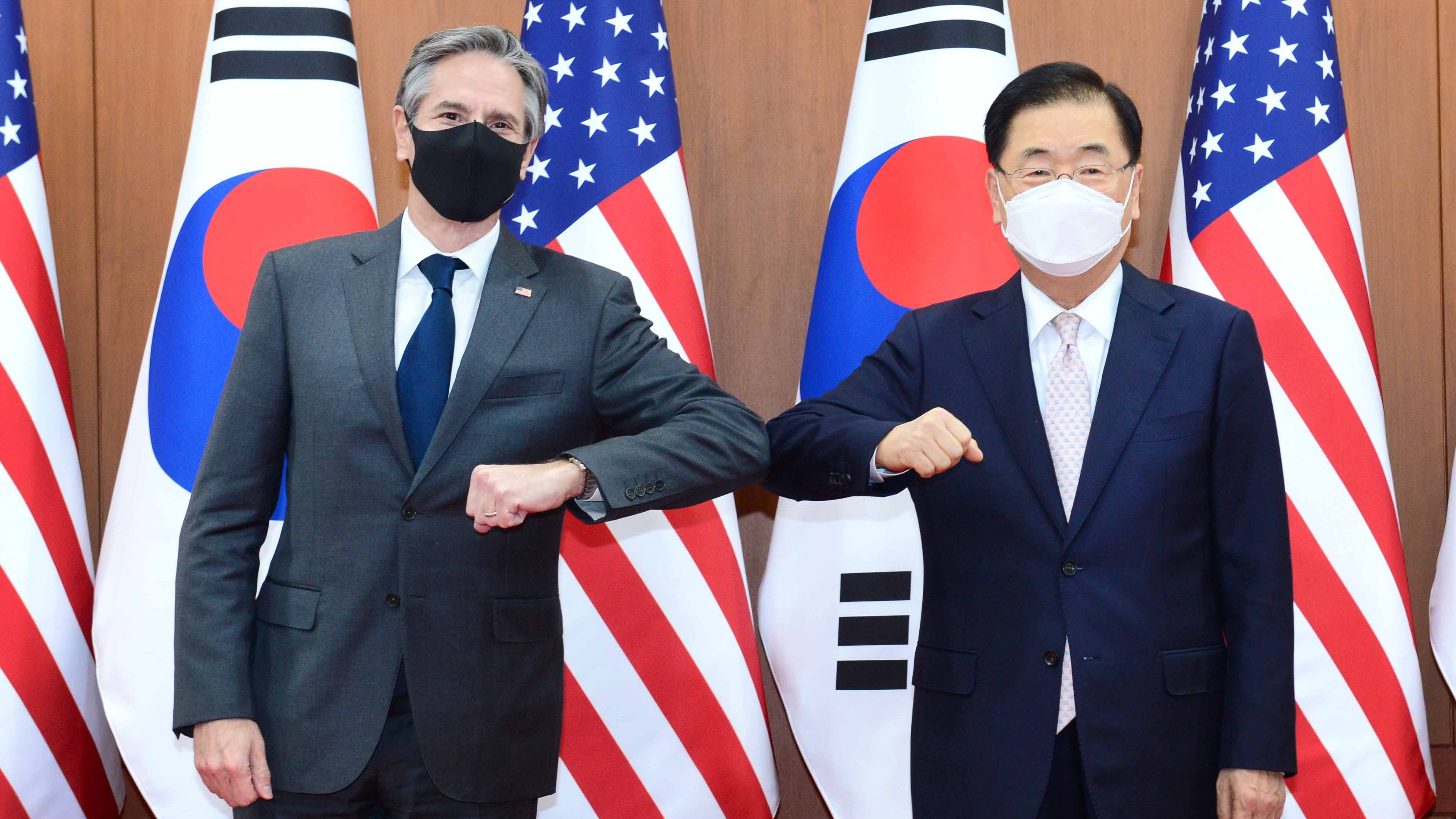 Top US diplomats Visit South Korea