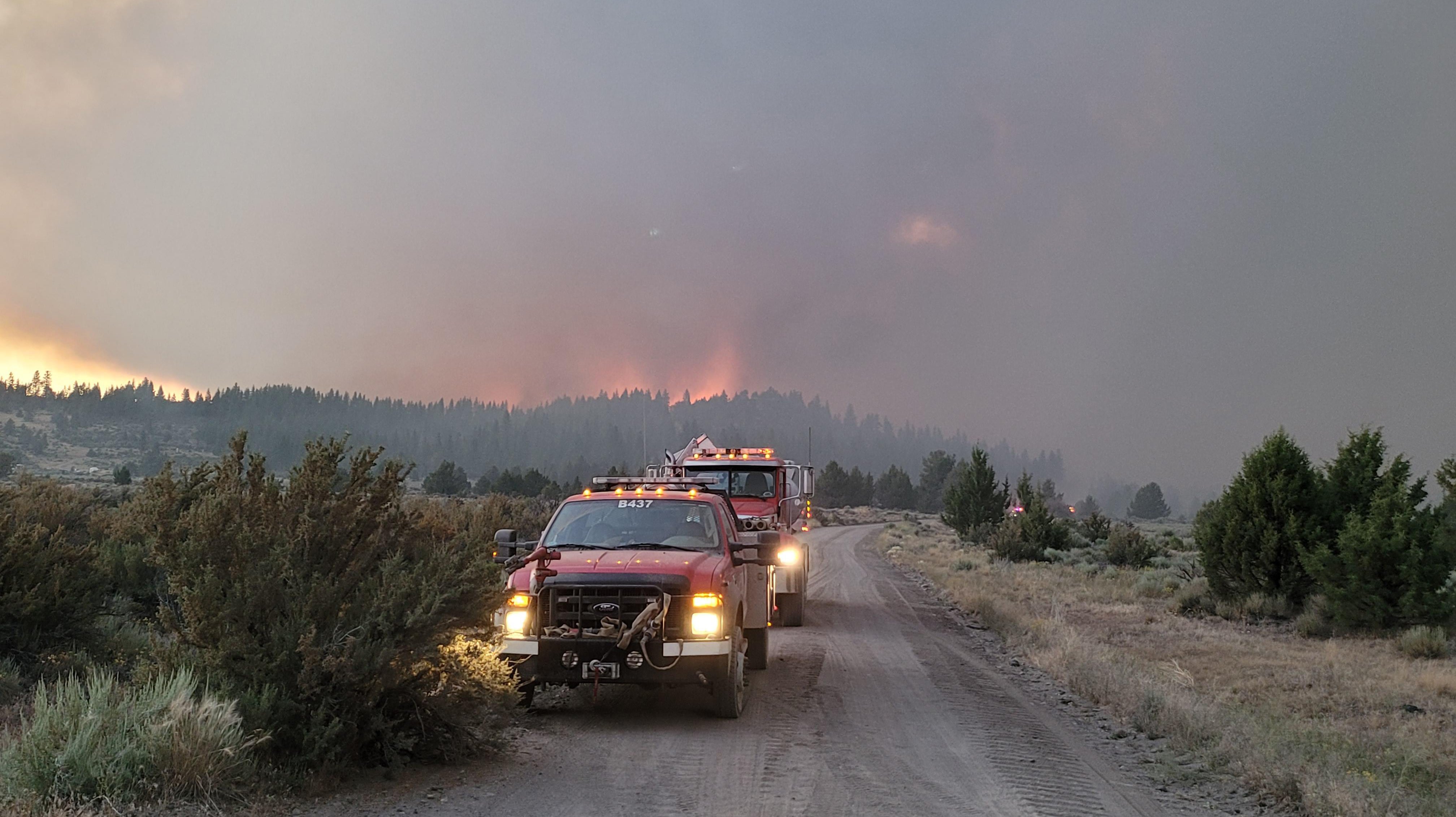 Multiple Wildfires Burn In Oregon