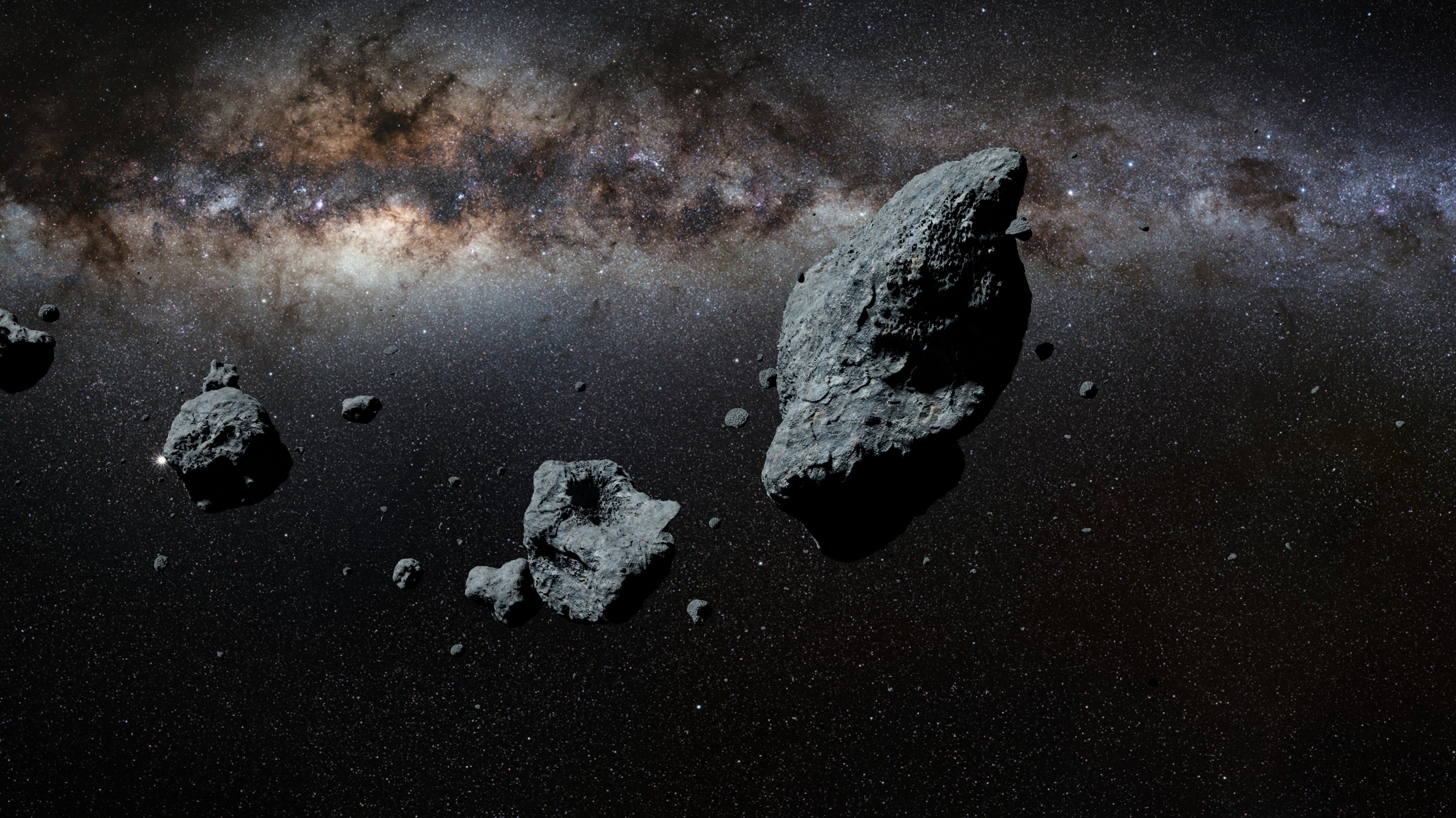 O asteroide não ameaça a Terra