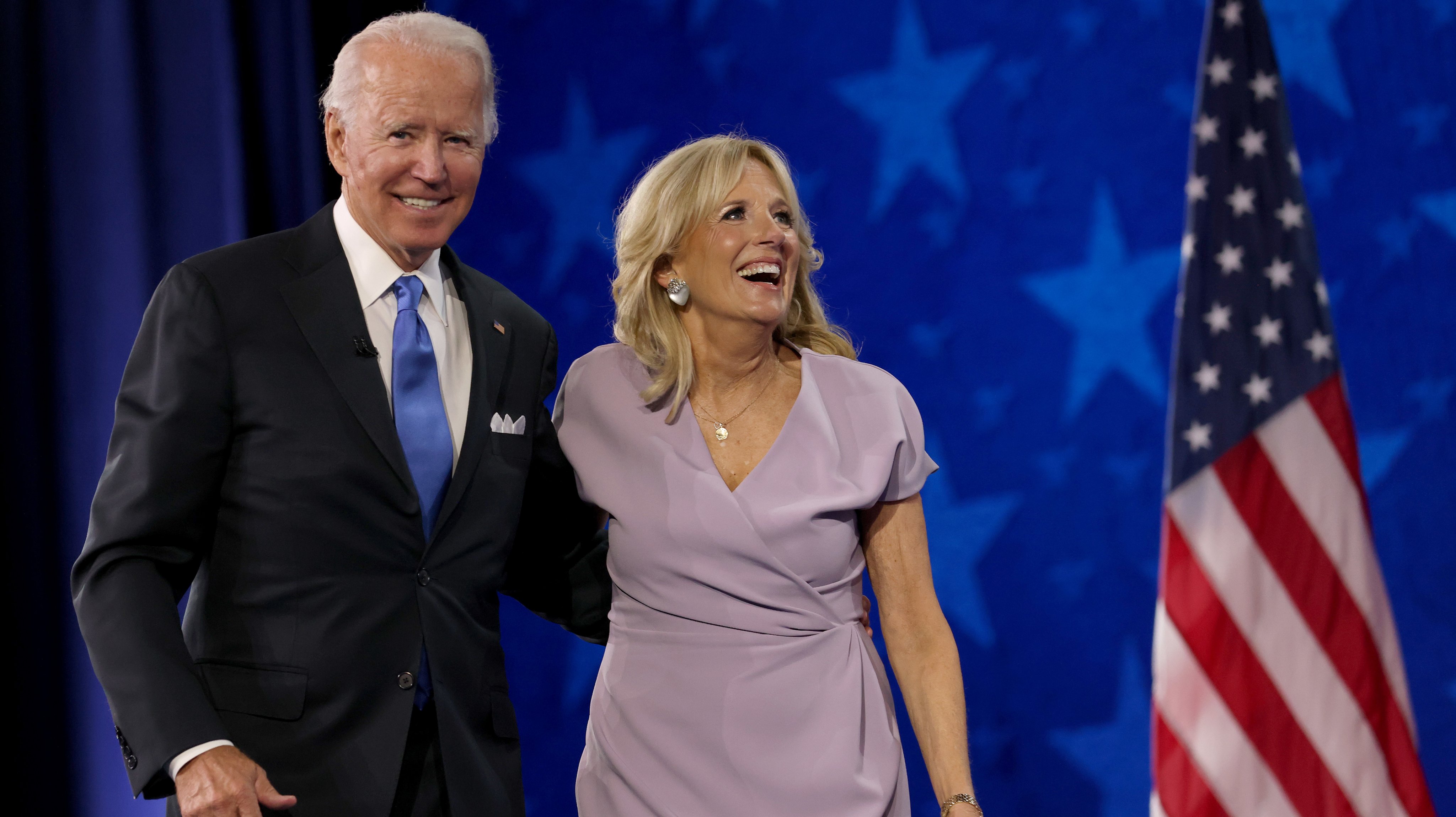 Joe Biden Accepts Party&#039;s Nomination For President In Delaware During Virtual DNC