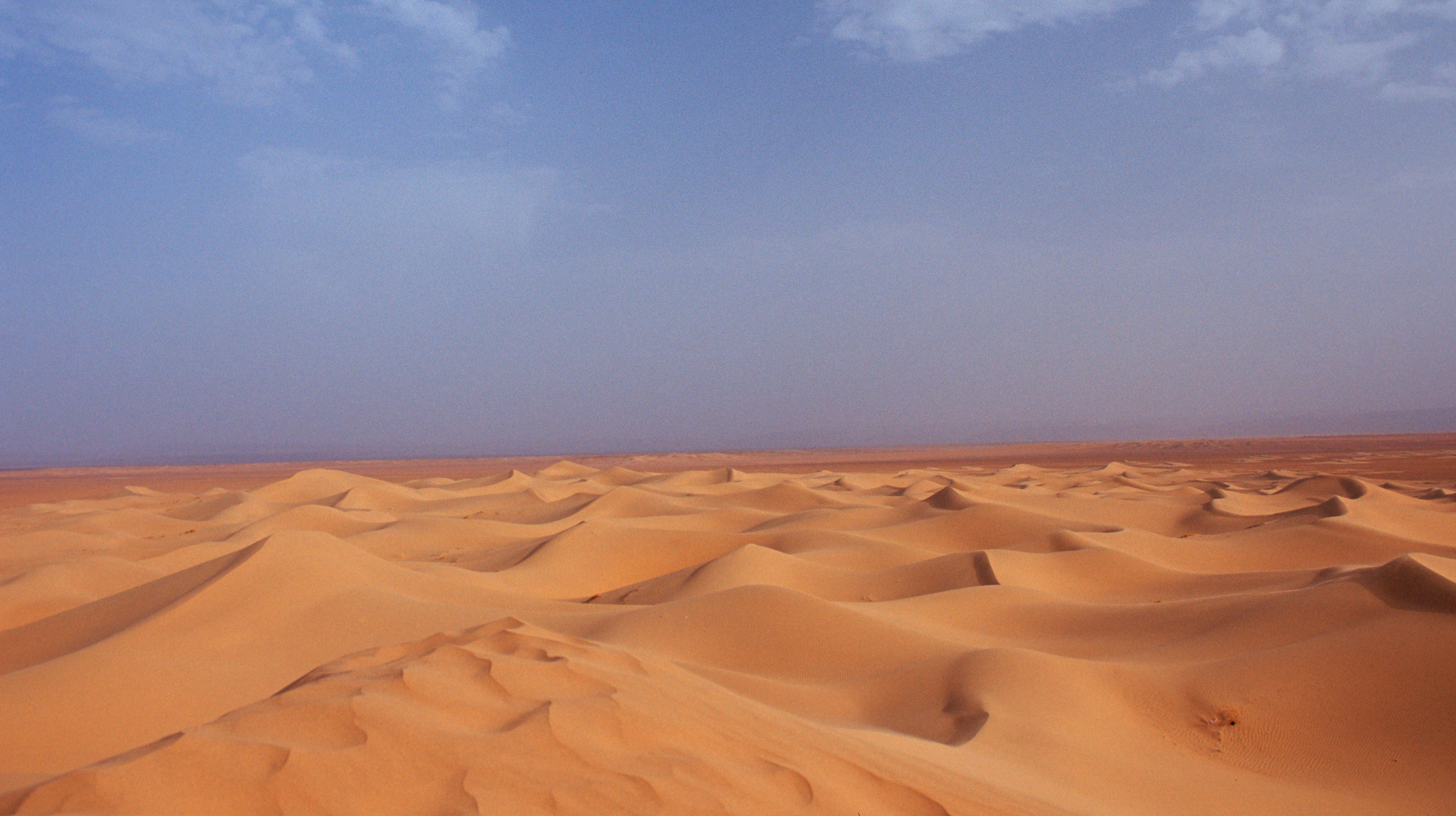 Dunas no deserto do Saara