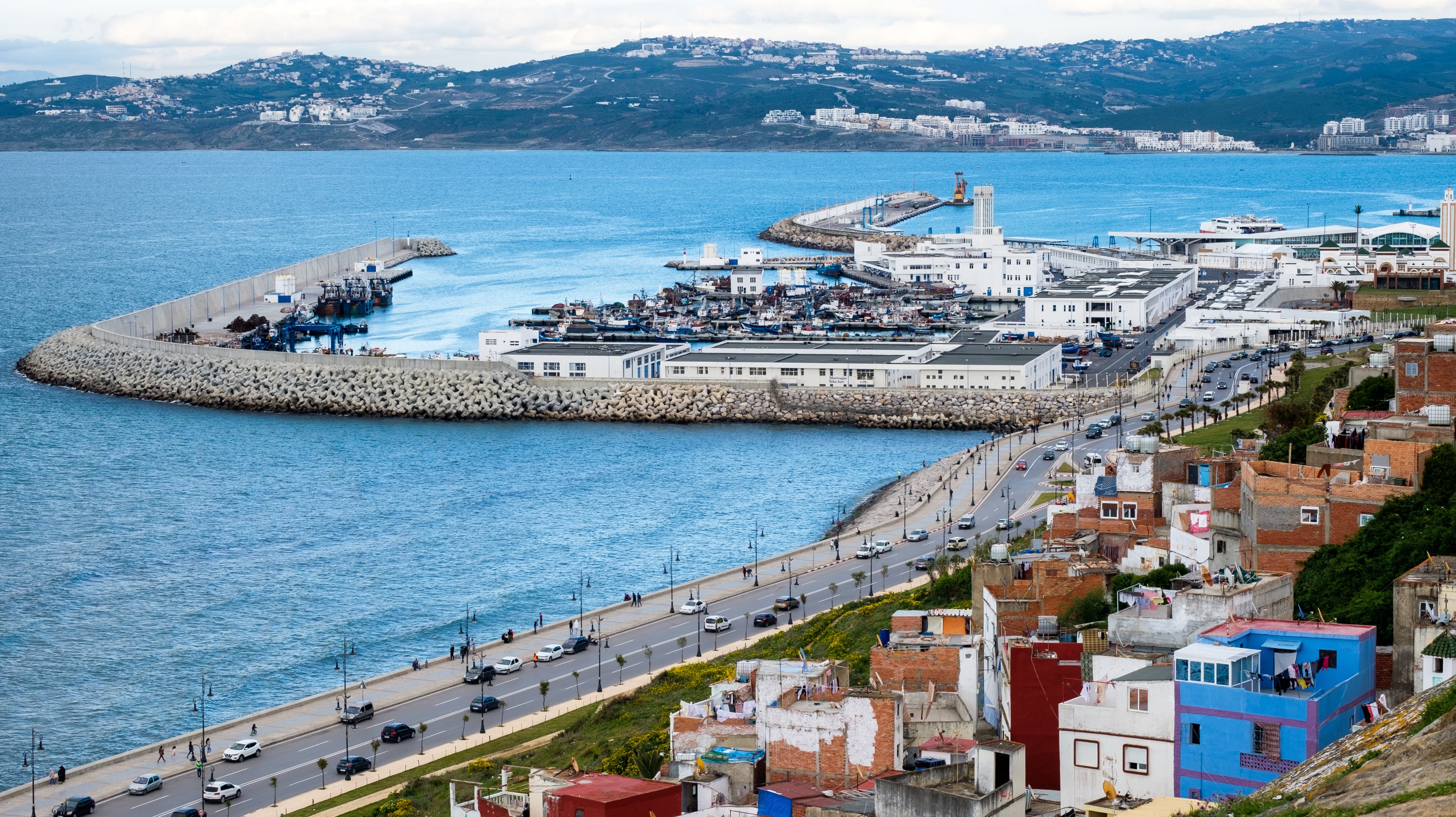 Tangier: the harbour.