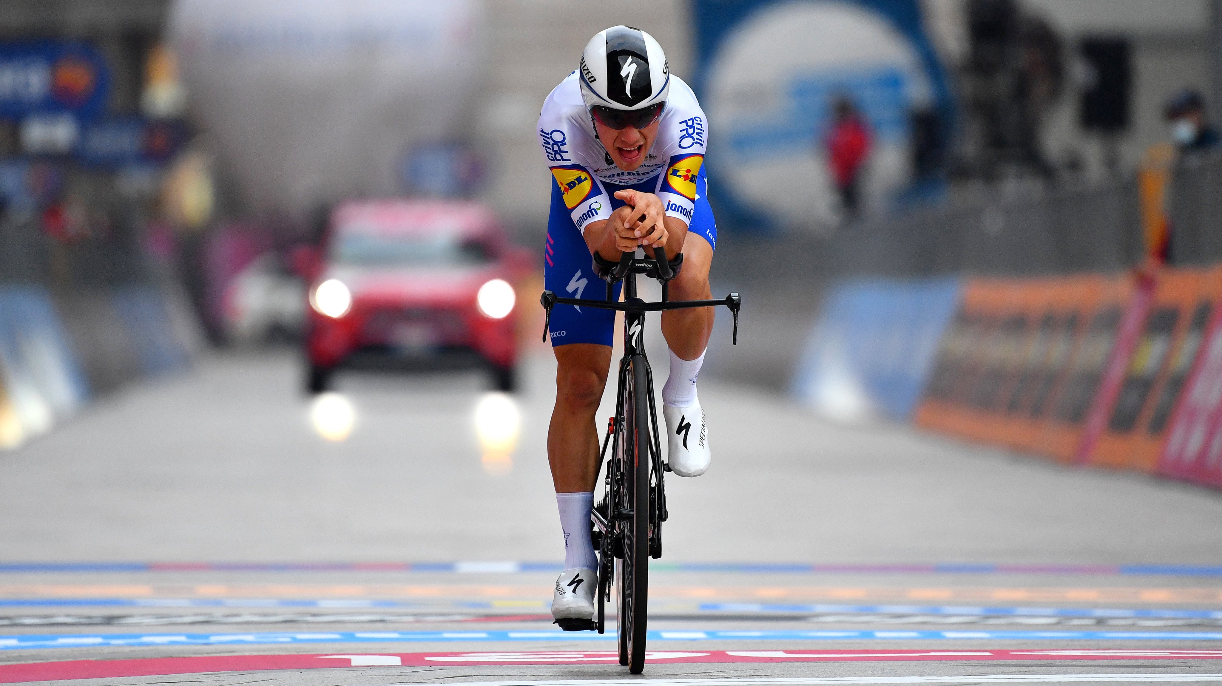 João Almeida fez o melhor tempo no contrarrelógio entre todos os corredores apontados ao top 3 do Giro de 2021