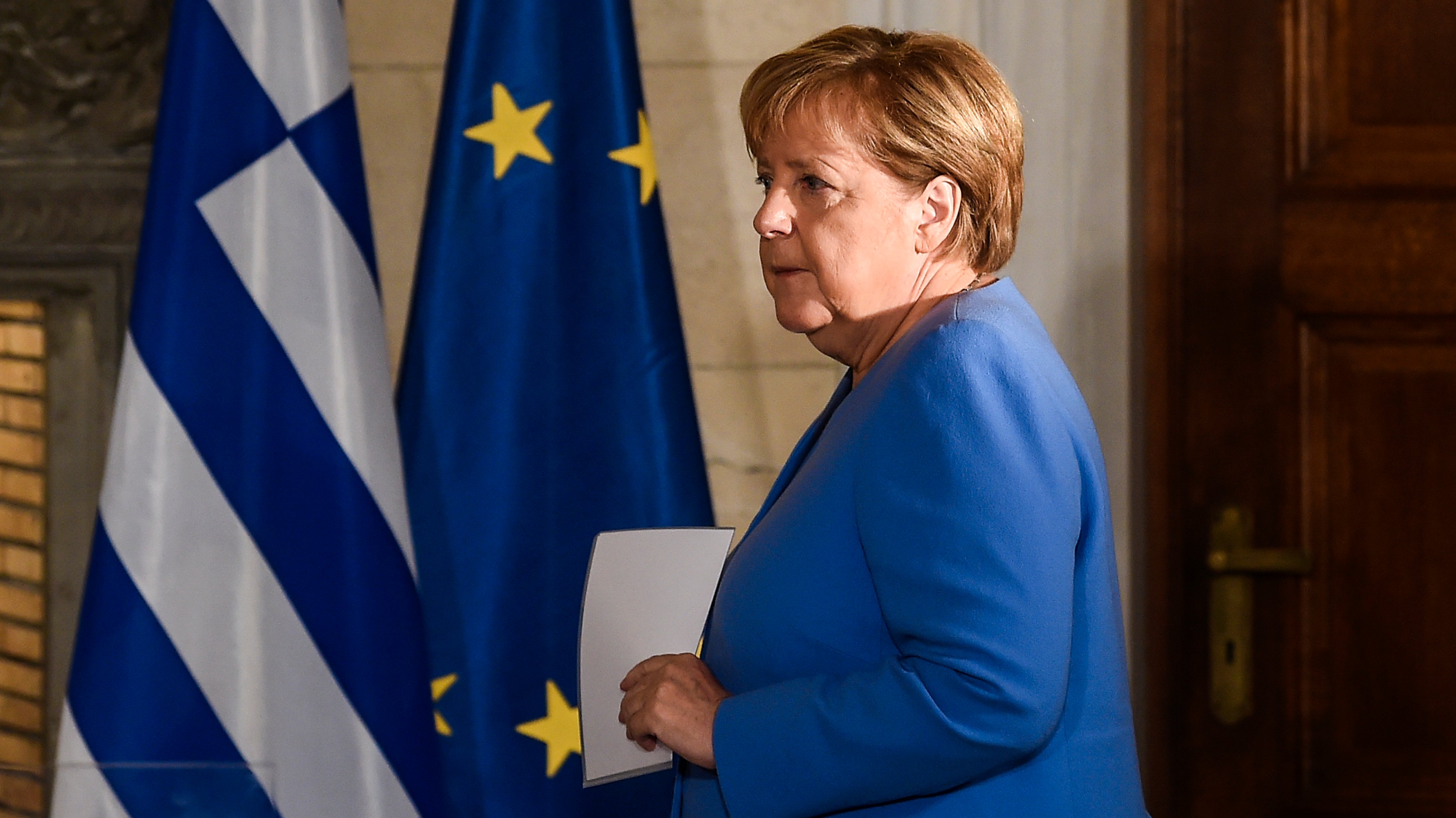 Executive Chancellor Merkel in Greece