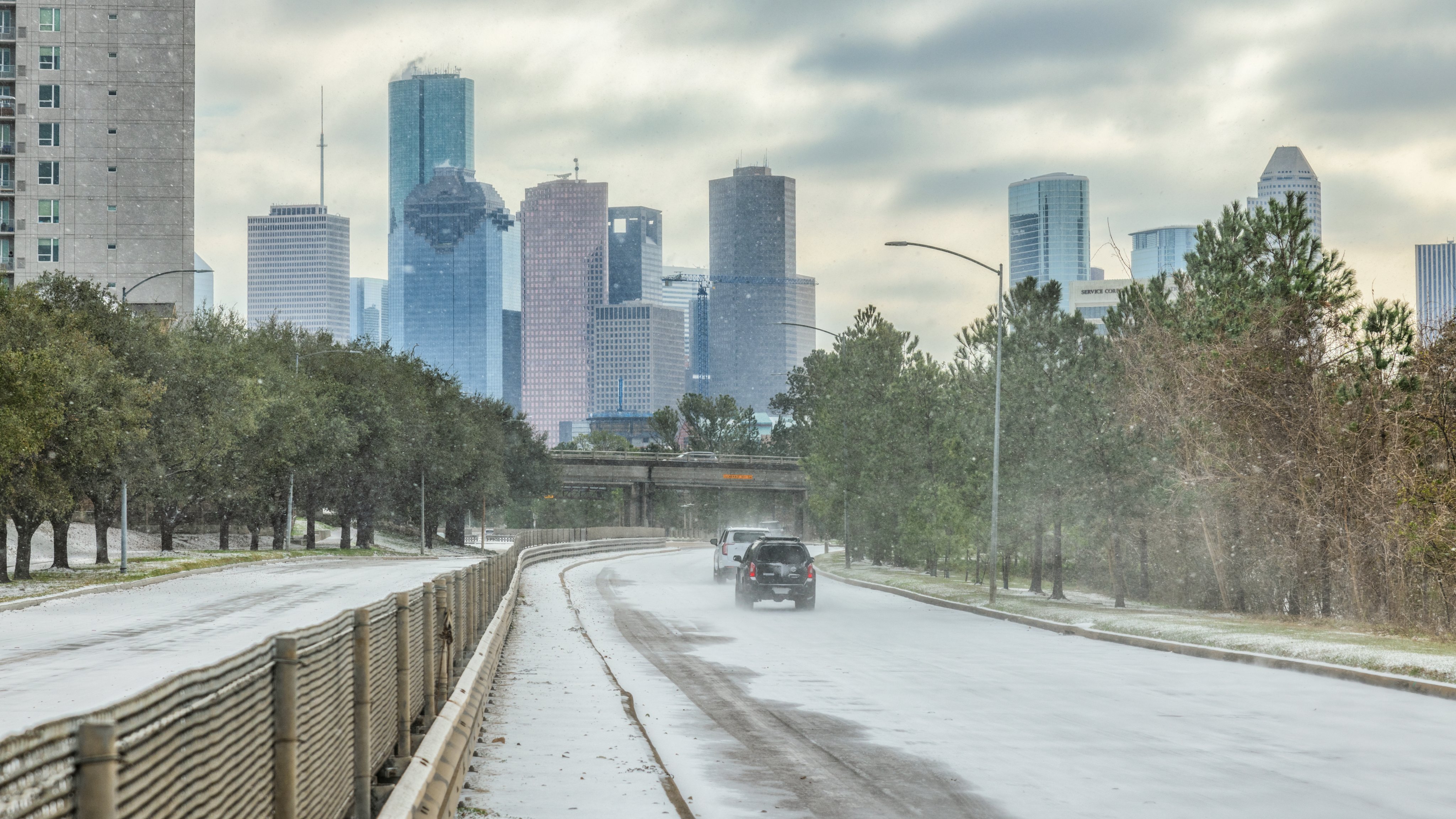 Tempestade de inverno em Houston, Texas