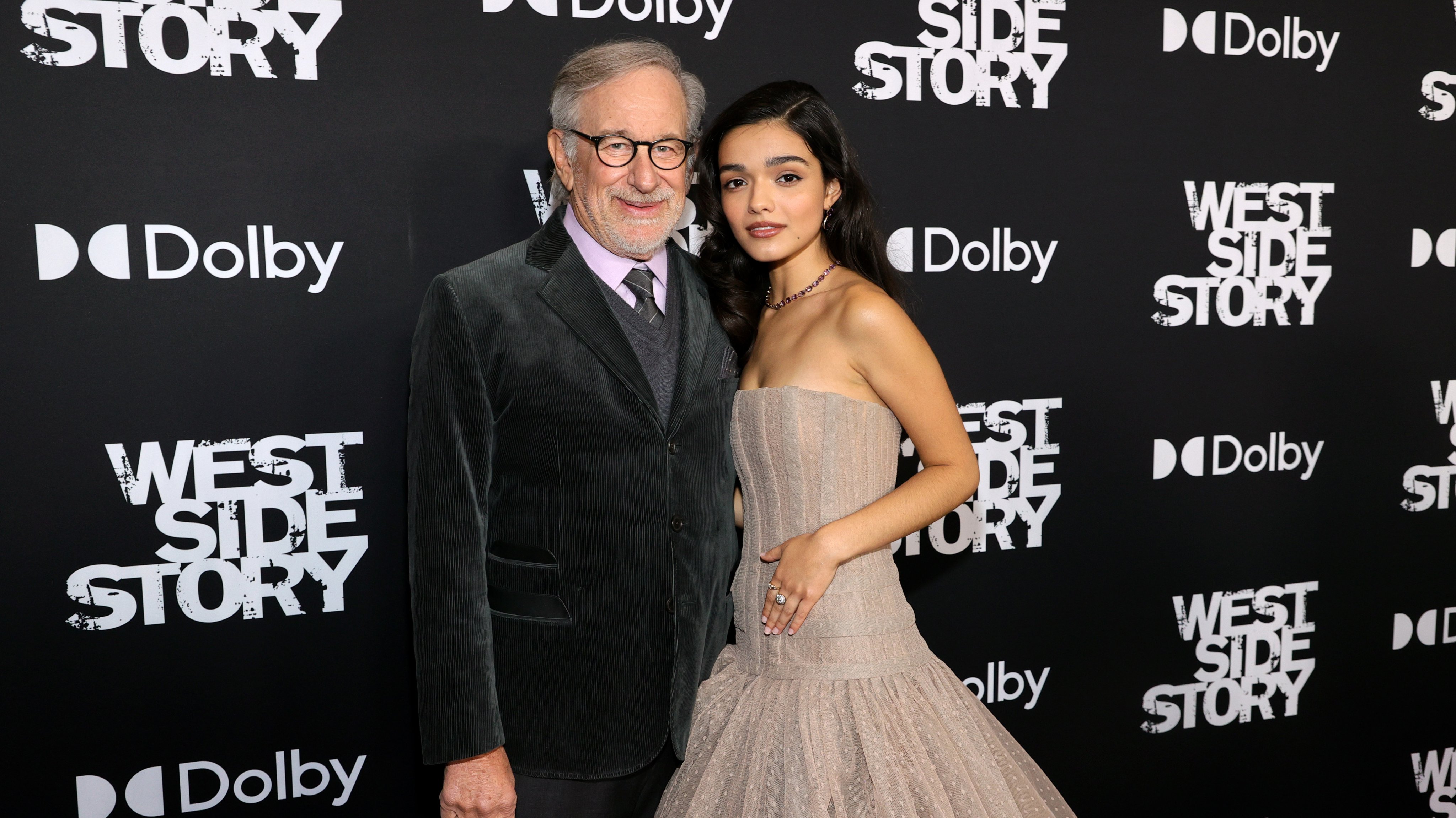 Steven Spielberg e Rachel Zangler na produção de West Side Story