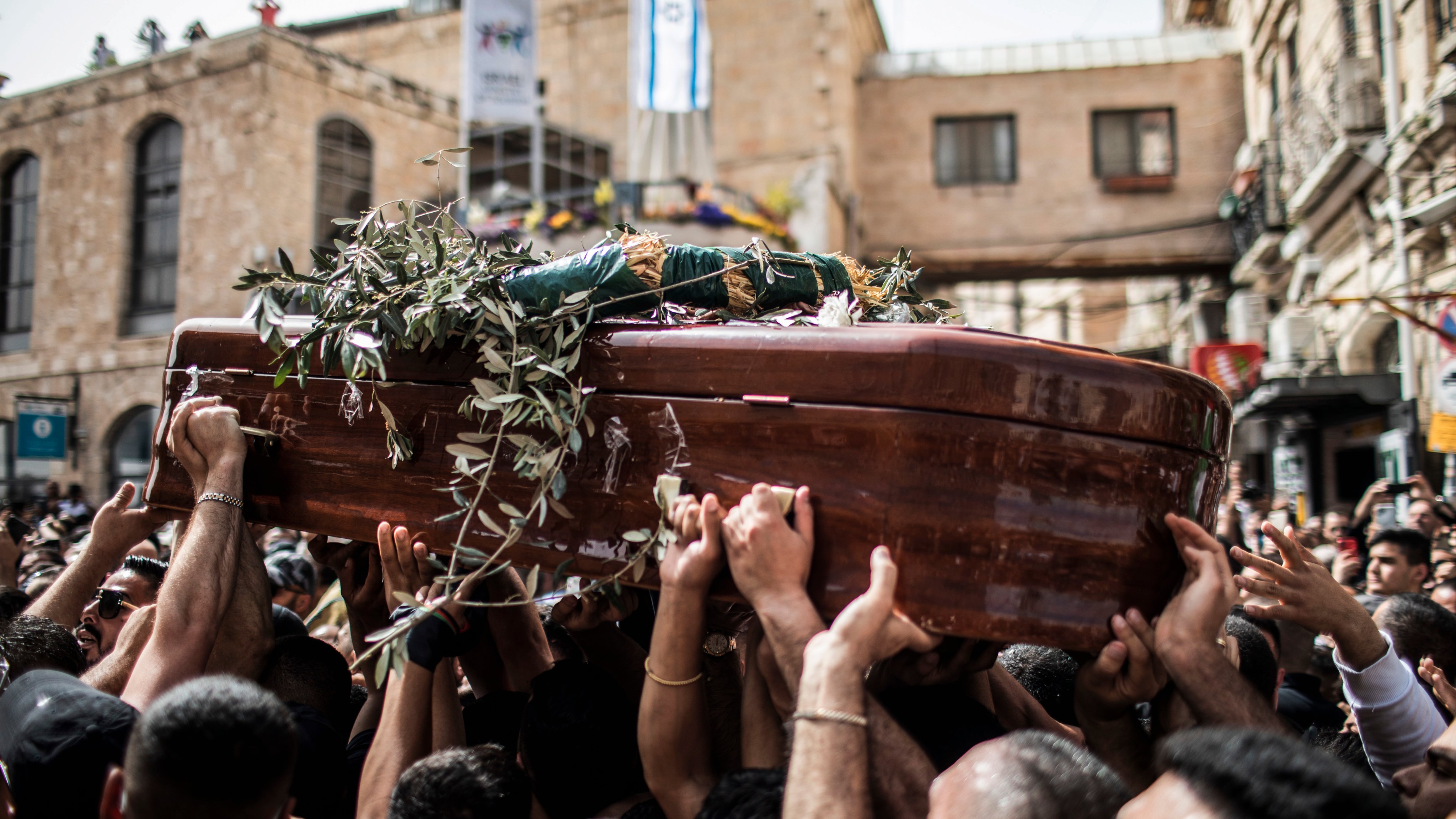 Funeral of slain Al-Jazeera Journalist Abu Akleh in Jerusalem