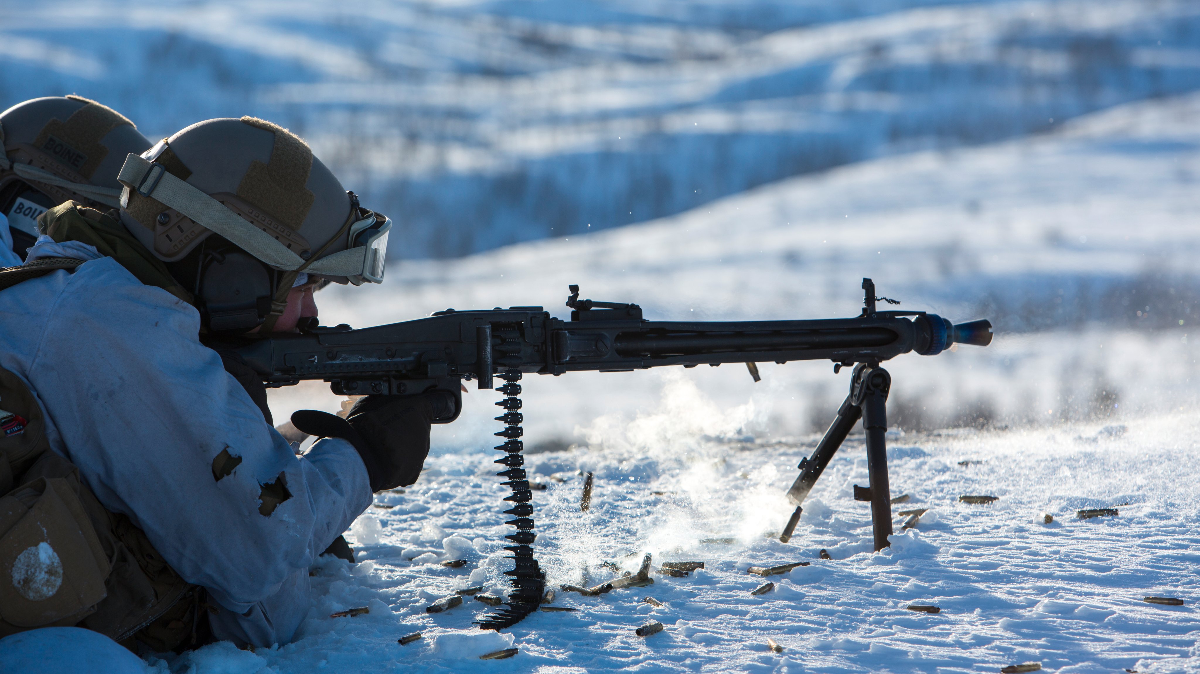 Norwegian Army Soldiers North Of The Arctic Circle
