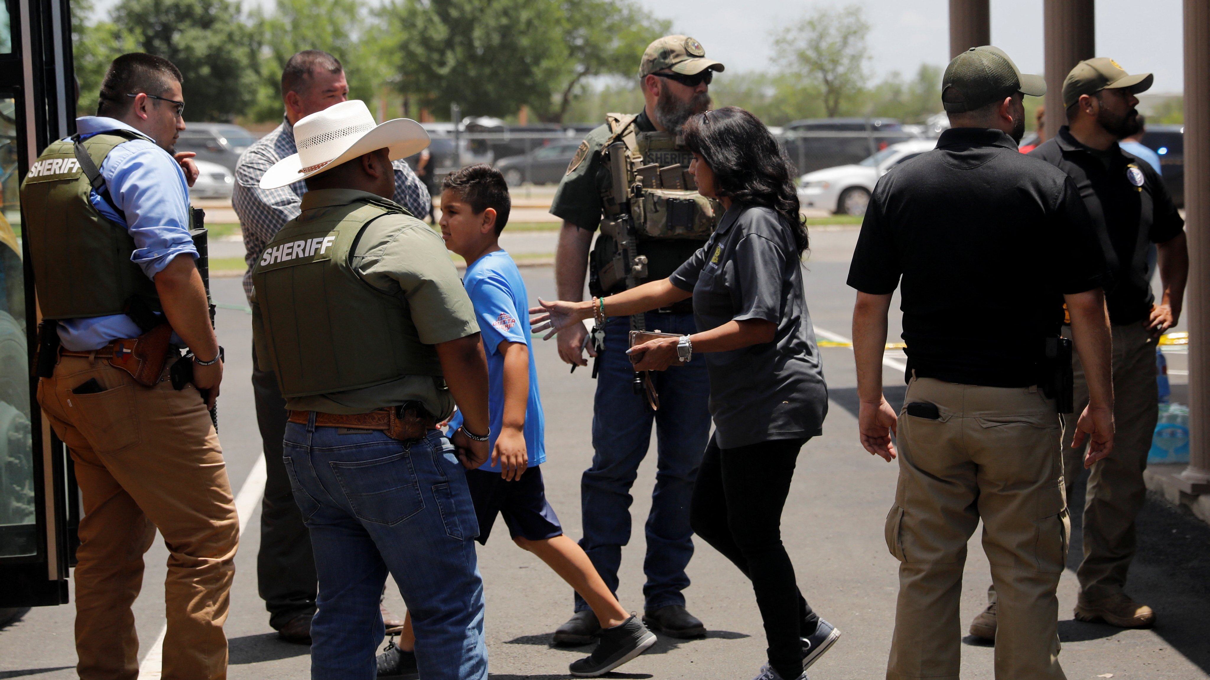 “He comes!”  The cry of revolt of those who do not understand the death of children in a Texas school