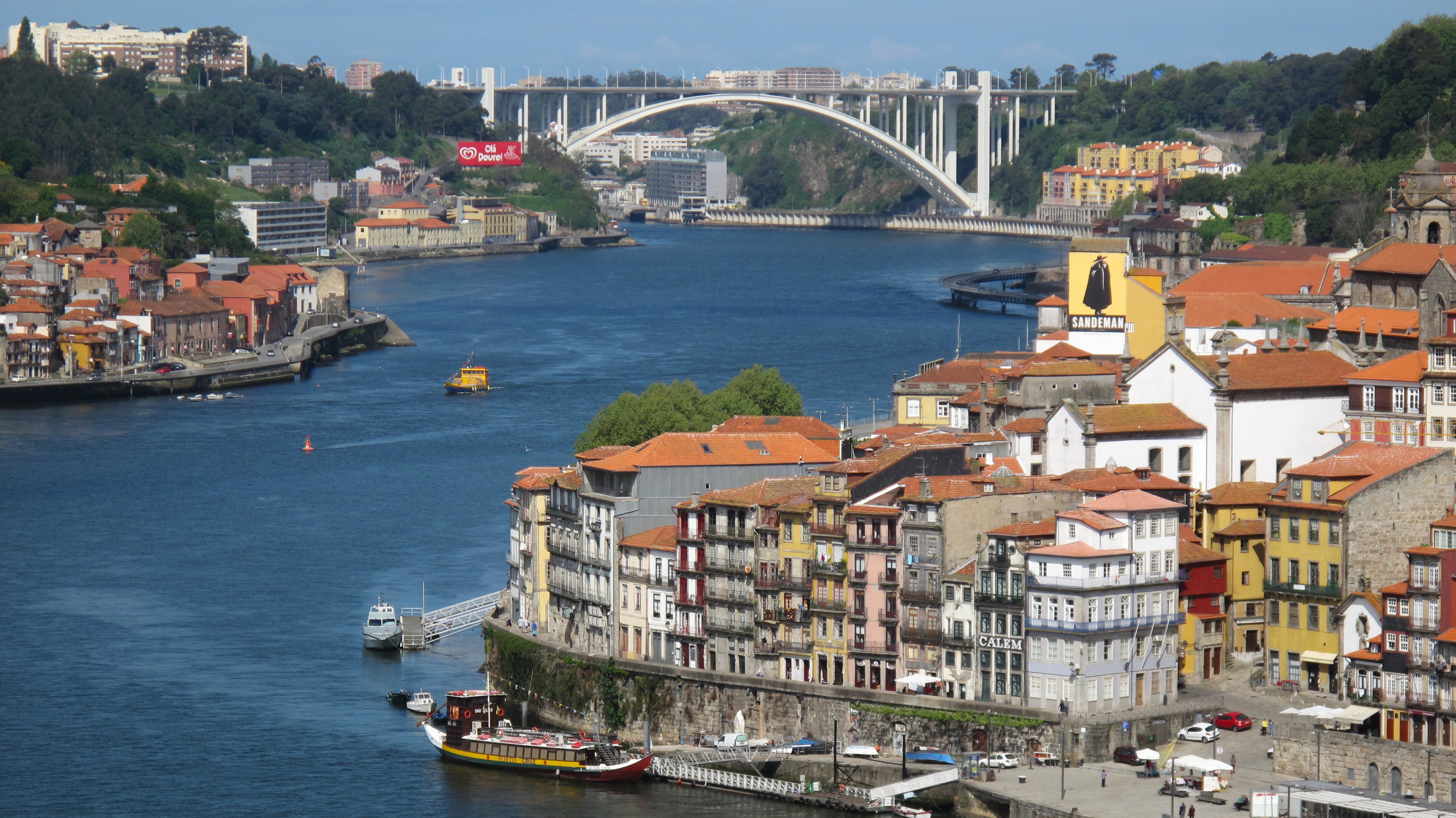 View Of Douro River In Porto