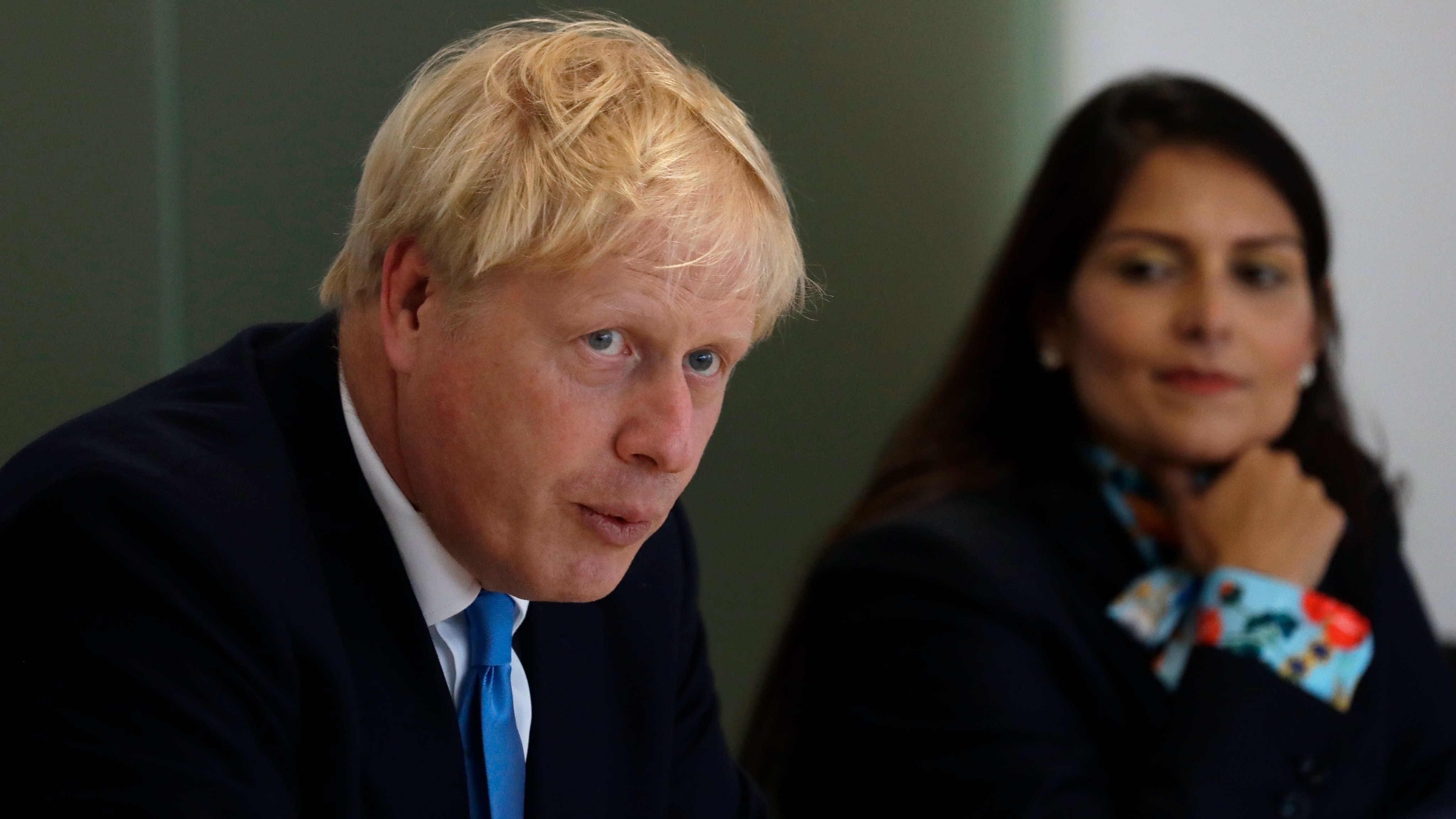 Boris Johnson Attends The First Meeting Of The National Policing Board
