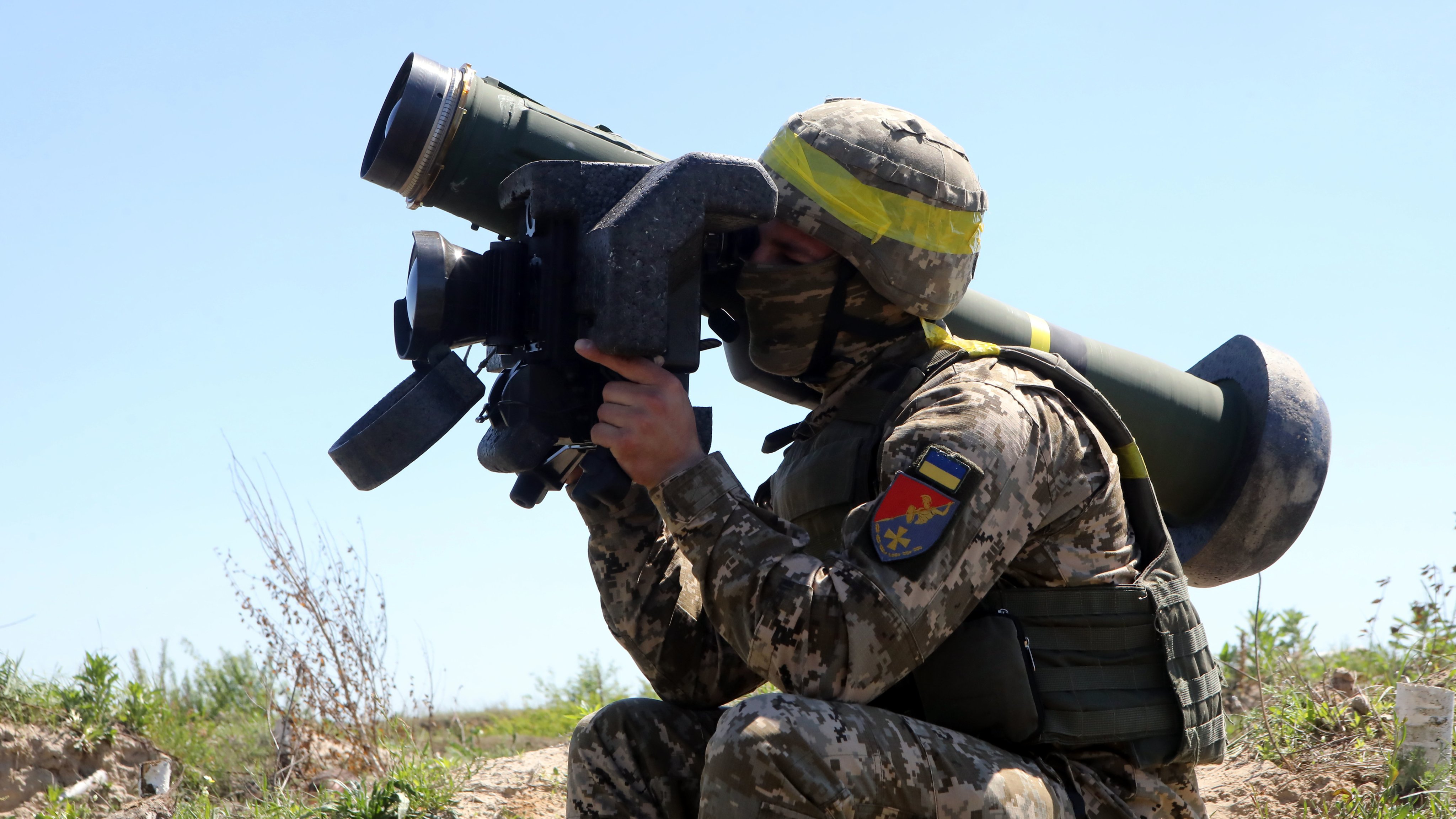 Land Forces brigade of Armed Forces of Ukraine holds training at Rivne test site