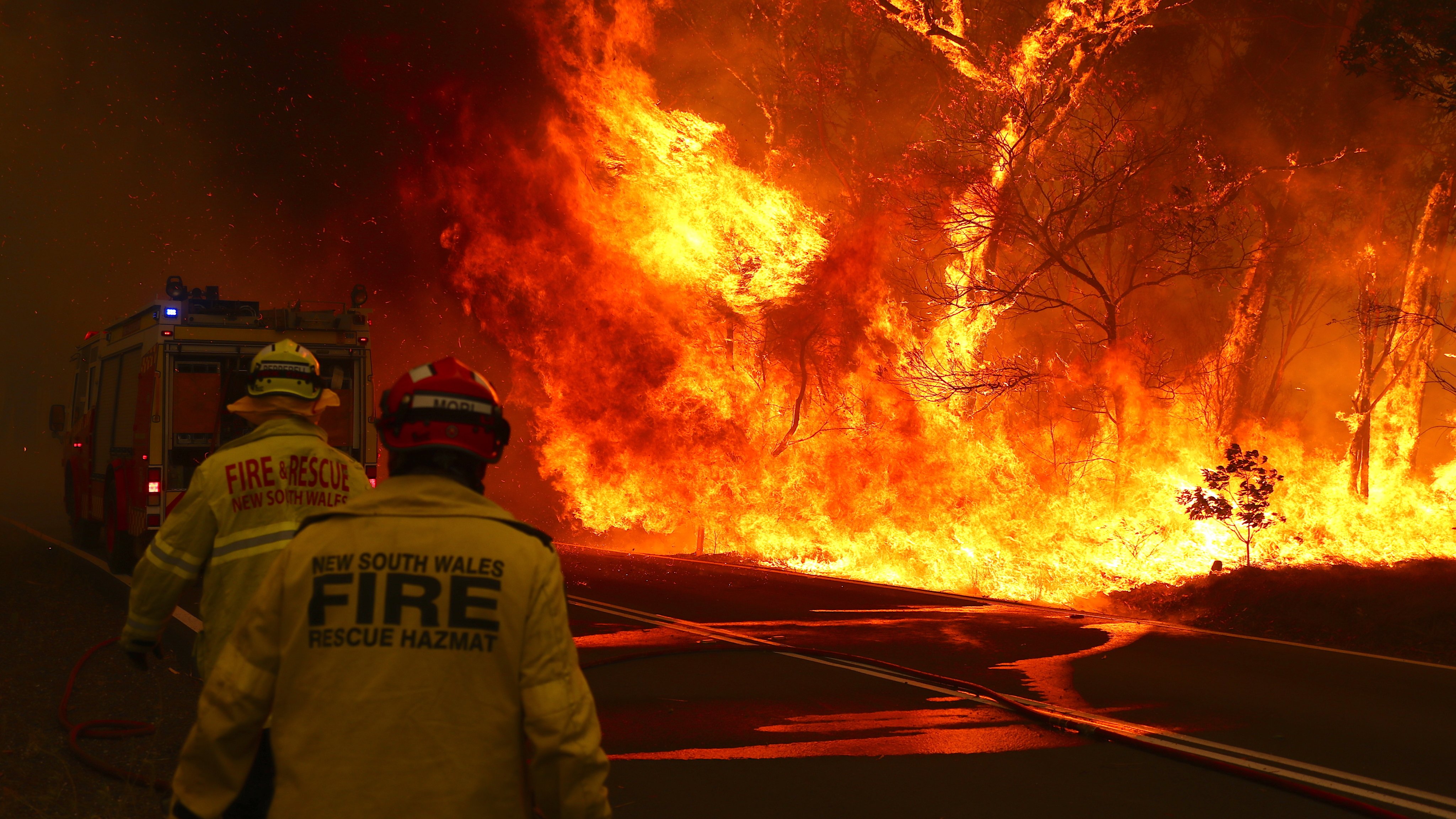 Enormes incêndios florestais atingiram a Austrália em 2019