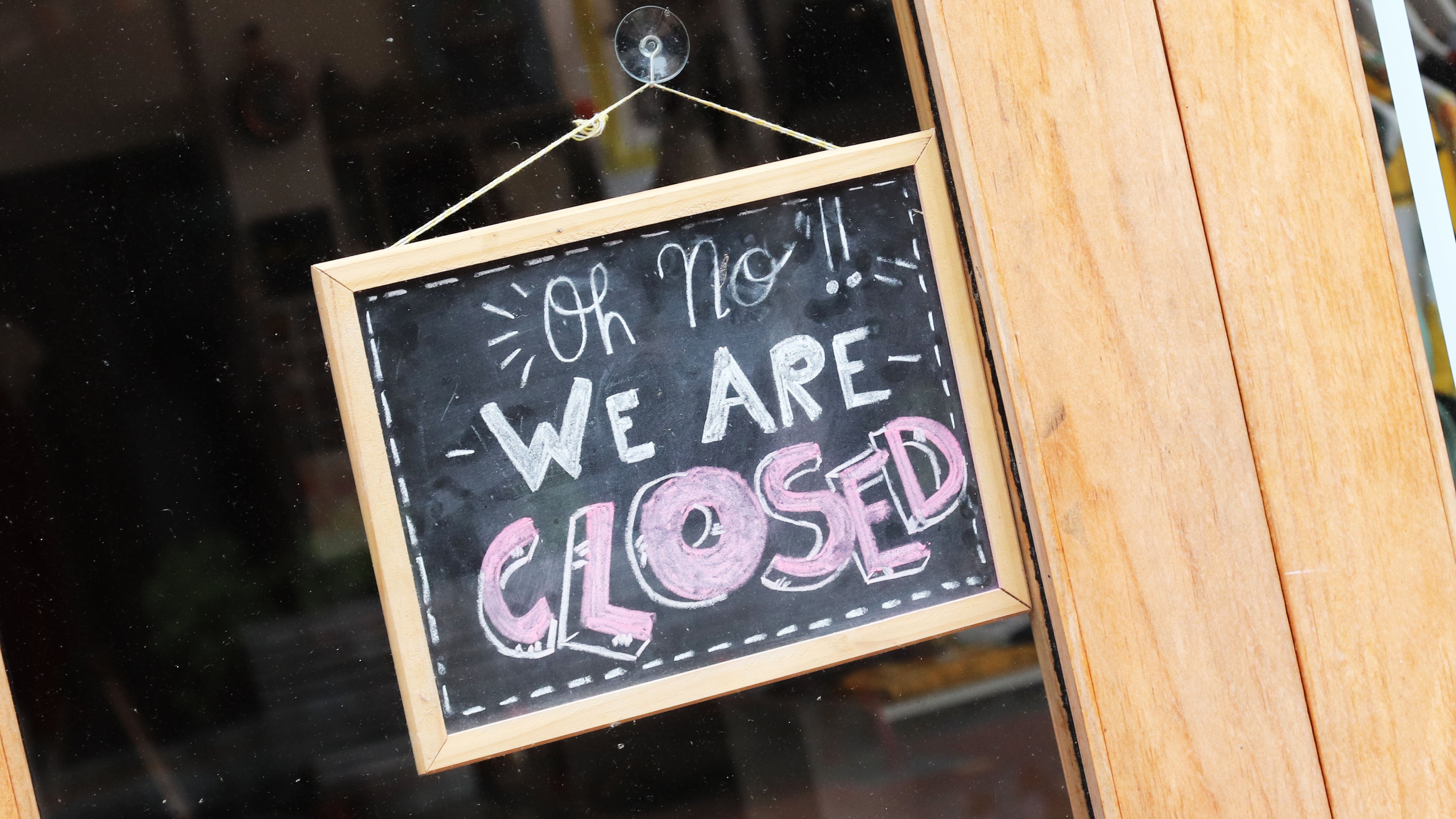 Closed Restaurant During Lockdown